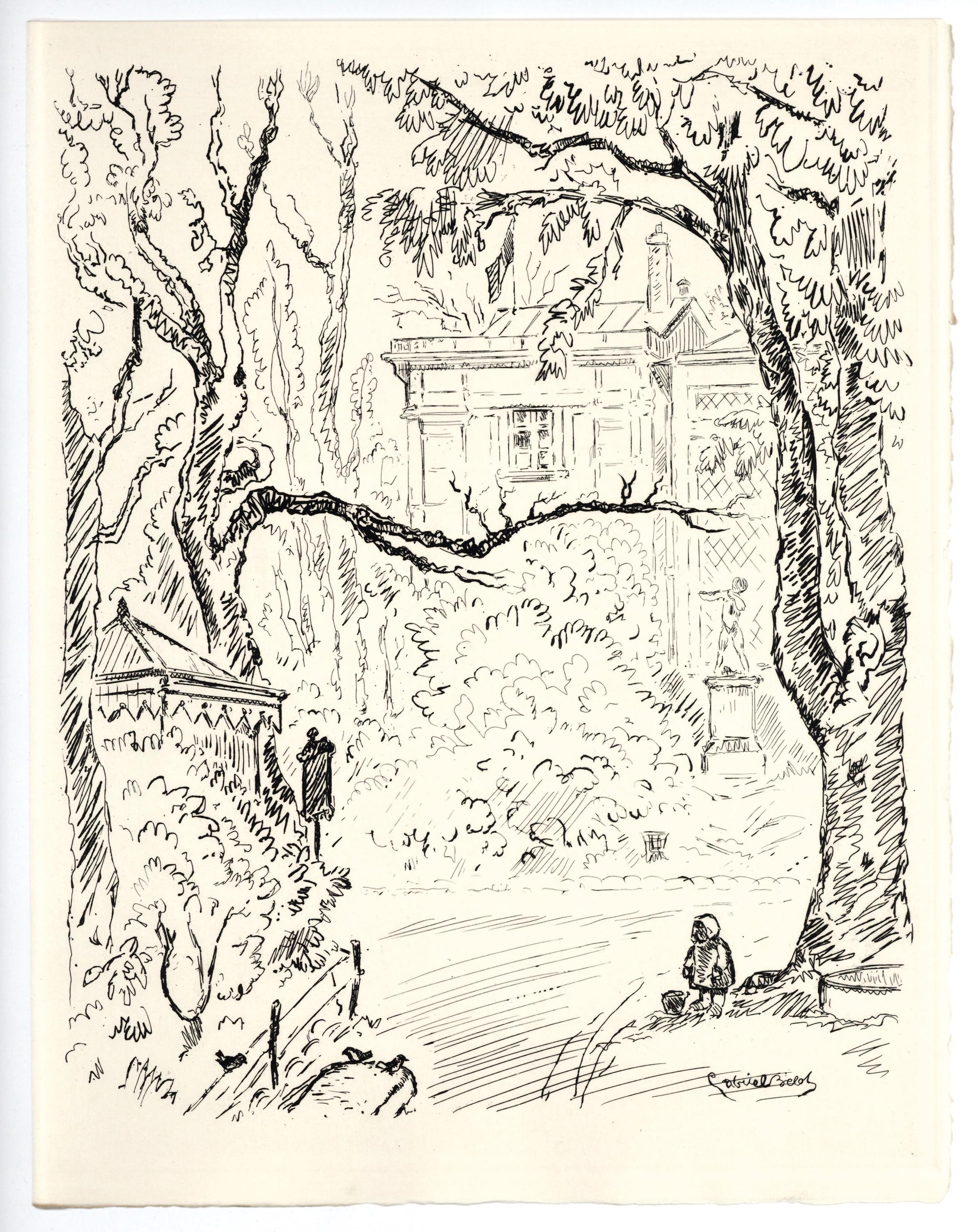 Gabriel Belot, Les Musées, A La gloire à Paris, Limited Edition Etching