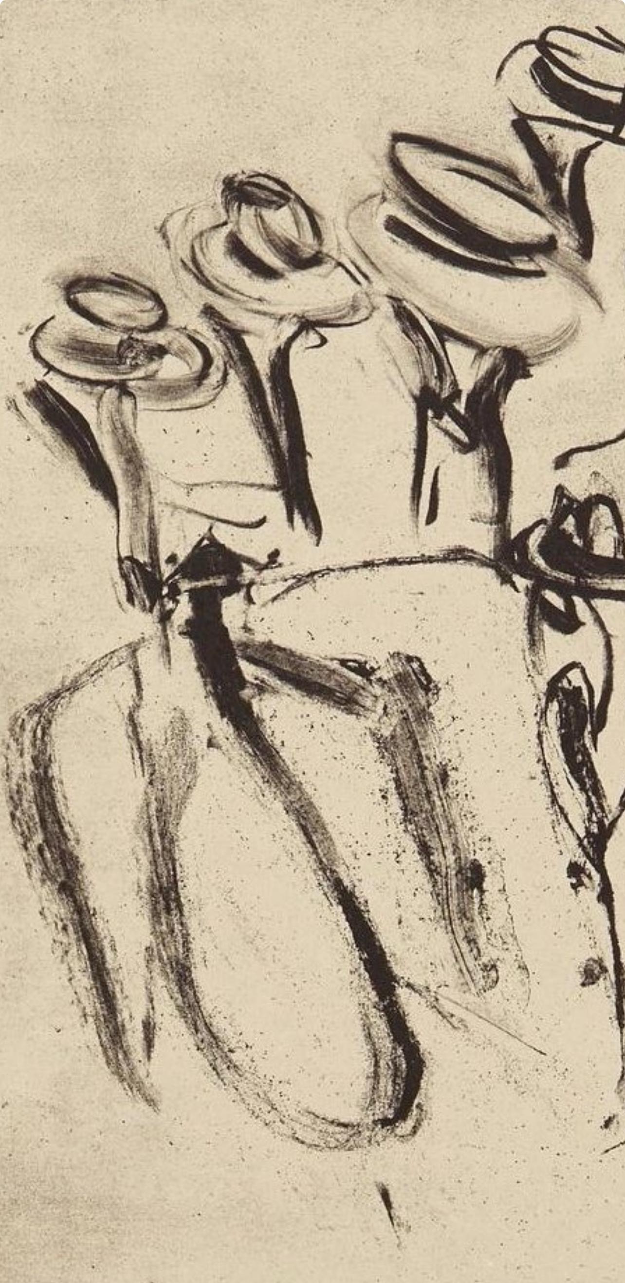 Willem de Kooning, Composition, Poems, Limited Edition Lithograph