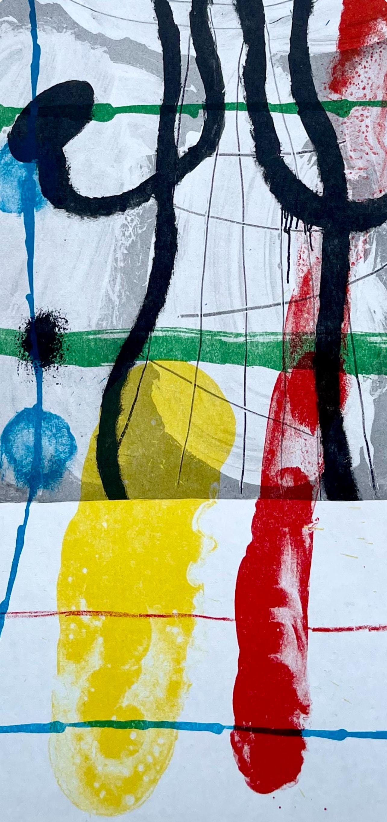 Joan Miró, Composition (Cramer 102; Mourlot 428-449), Derrière le miroir, Limited Edition Lithograph