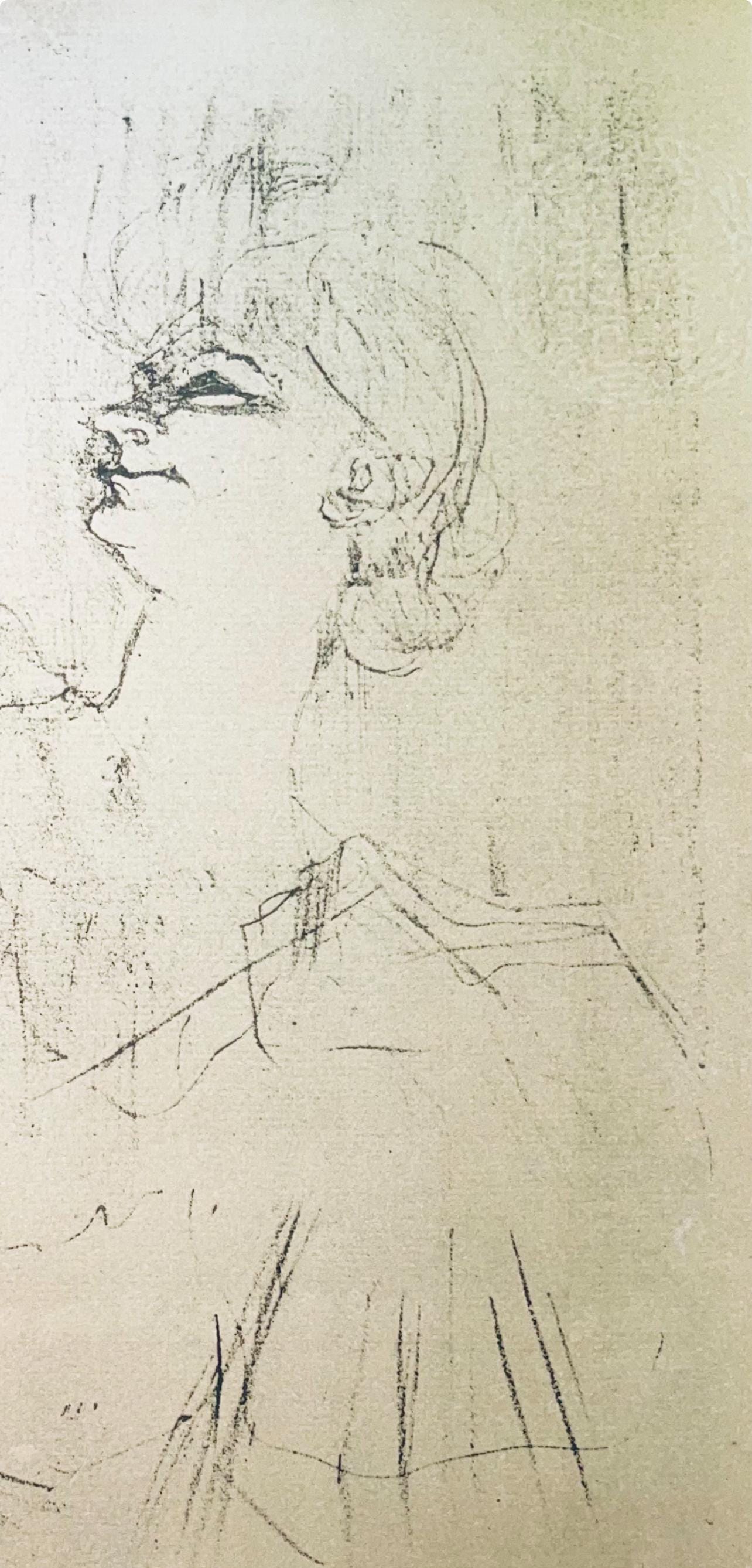 Henri de Toulouse-Lautrec, Composition, Images de Lautrec, 21 Planches en Couleurs, Collezione dell'Obelisco, Limited Edition Lithograph