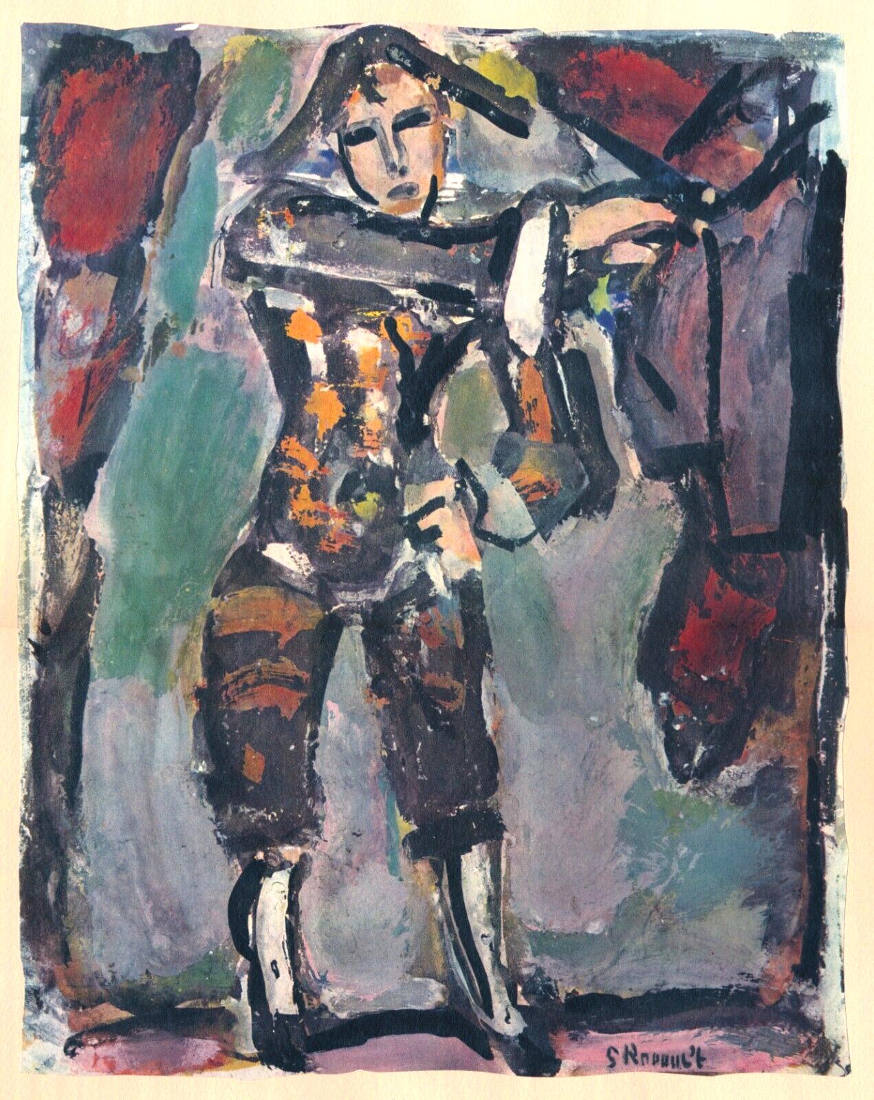Georges Rouault, Composition, Divertissement, Limited Edition Lithograph