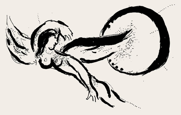 Marc Chagall, Composition (Cramer 33), Derrière le miroir, Limited Edition Lithograph