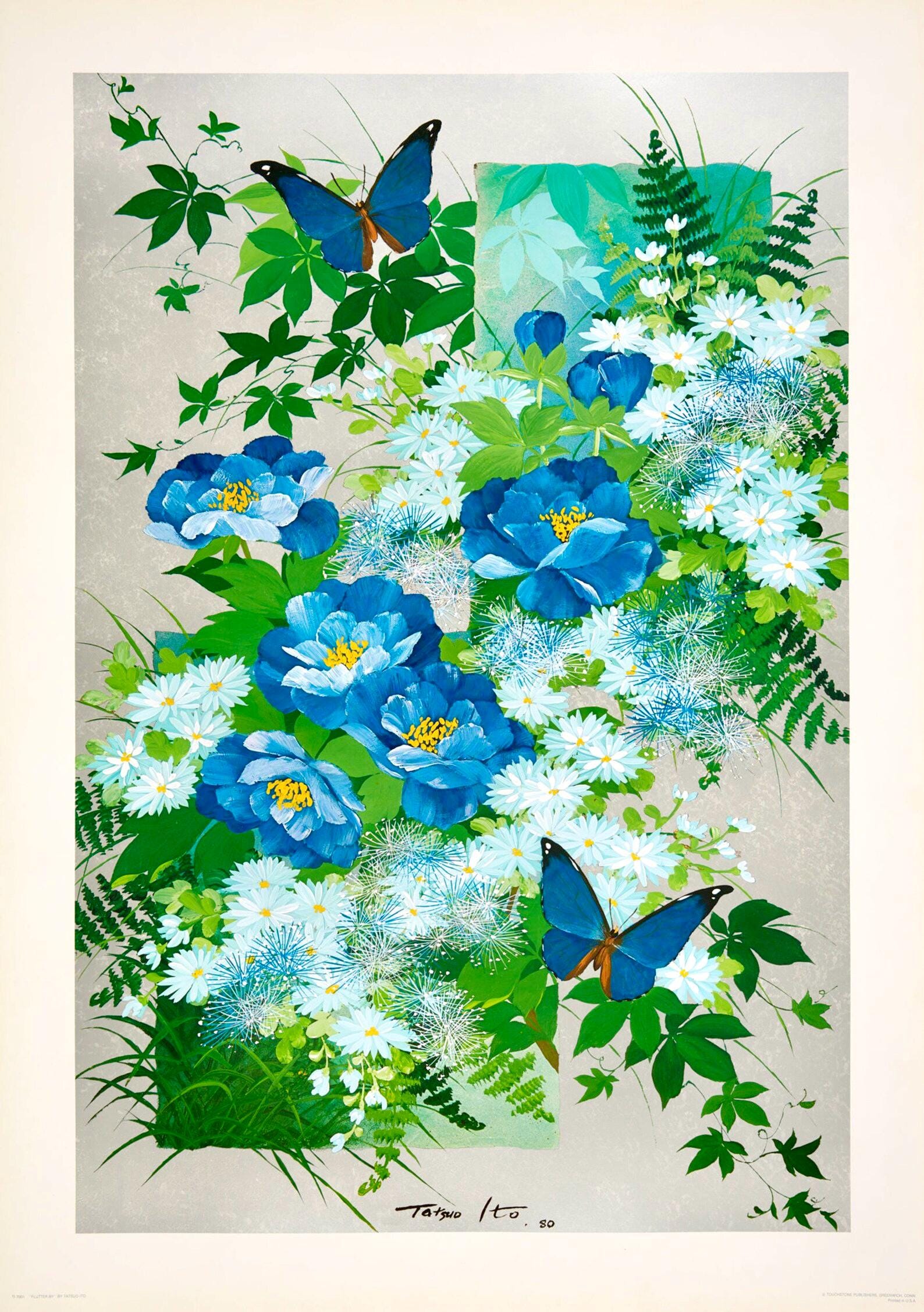 Tatsuo Ito, Flutter-By, Original Edition Offset Lithograph