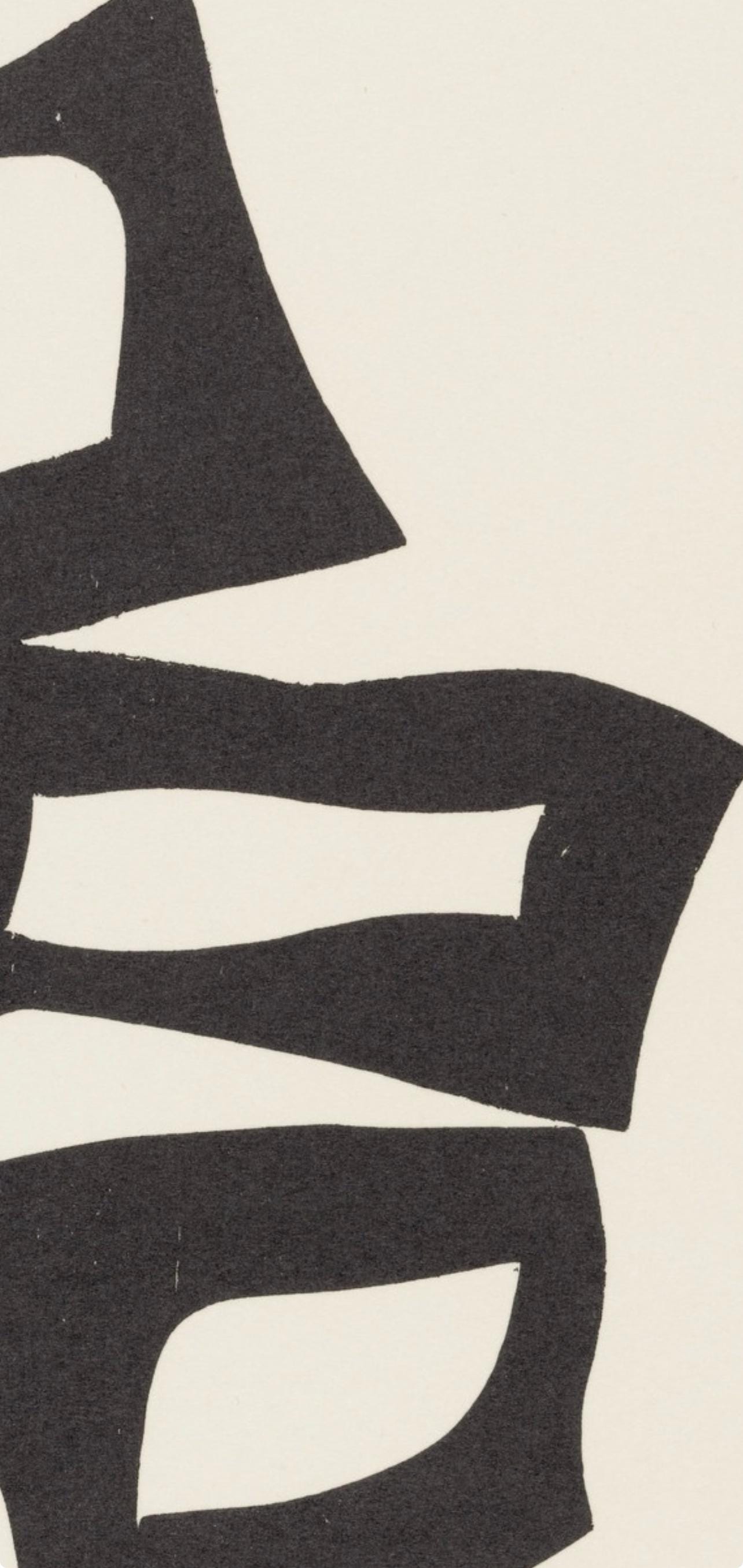 Hans Jean Arp, Composition (Arntz 148-175; Hagenbach A 25; Bolliger 54), Dreams and Projects, Limited Edition Woodcut