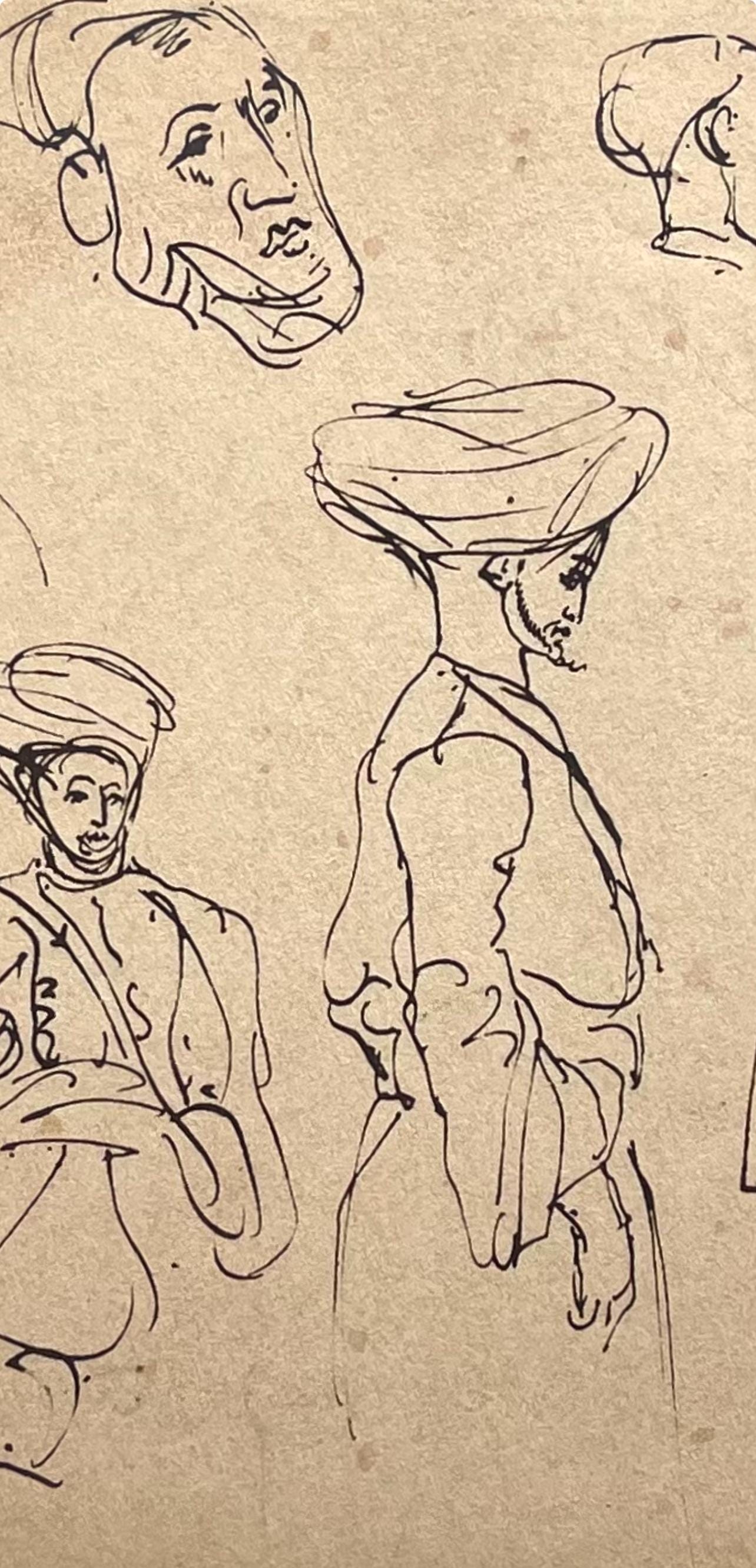 Eugène Delacroix, Composition, Trente et un Dessins et Aquarelles du Maroc, Limited Edition Lithograph