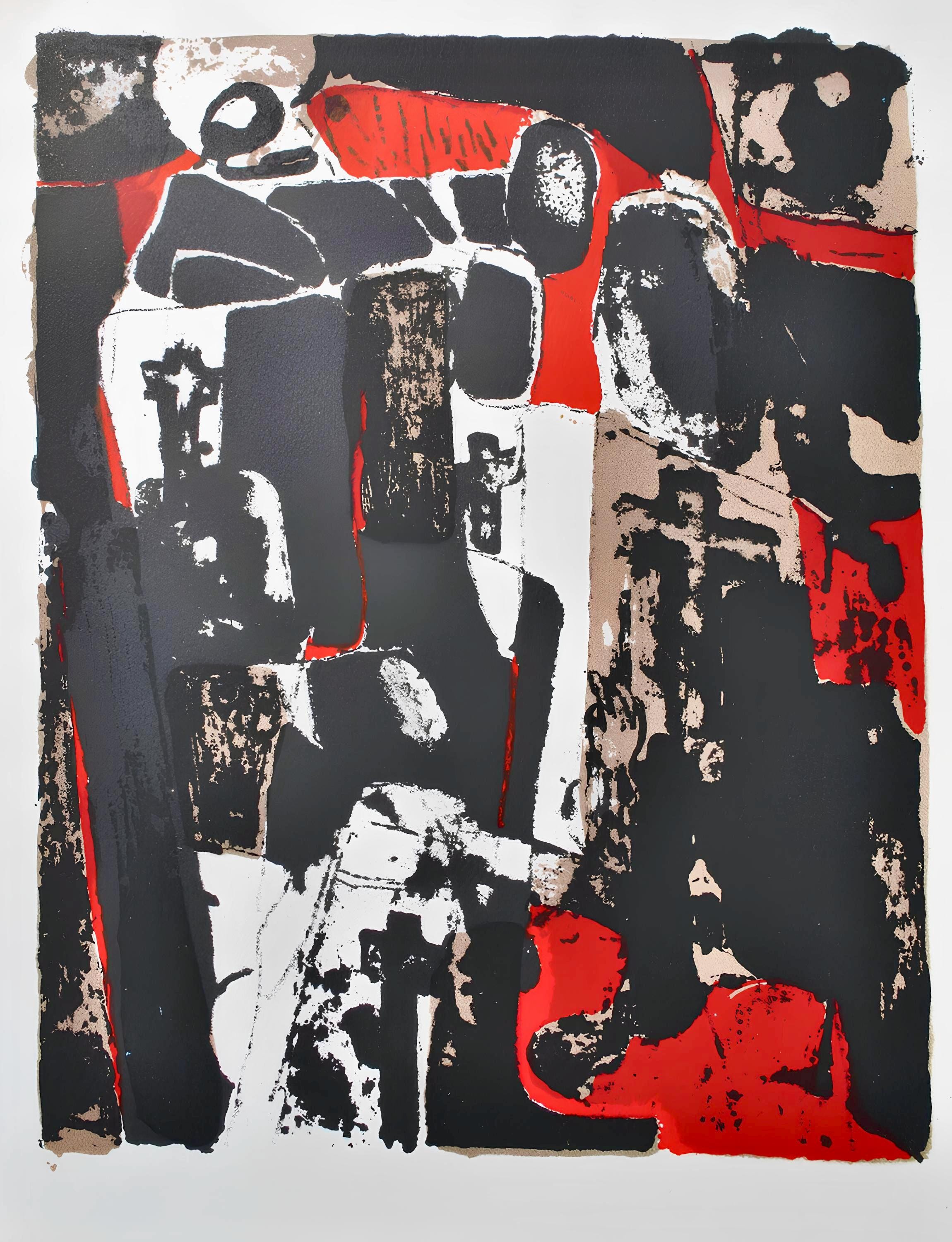 Paul Guiramand, Composition, Œuvres complètes d'Albert Camus, Limited Edition Lithograph