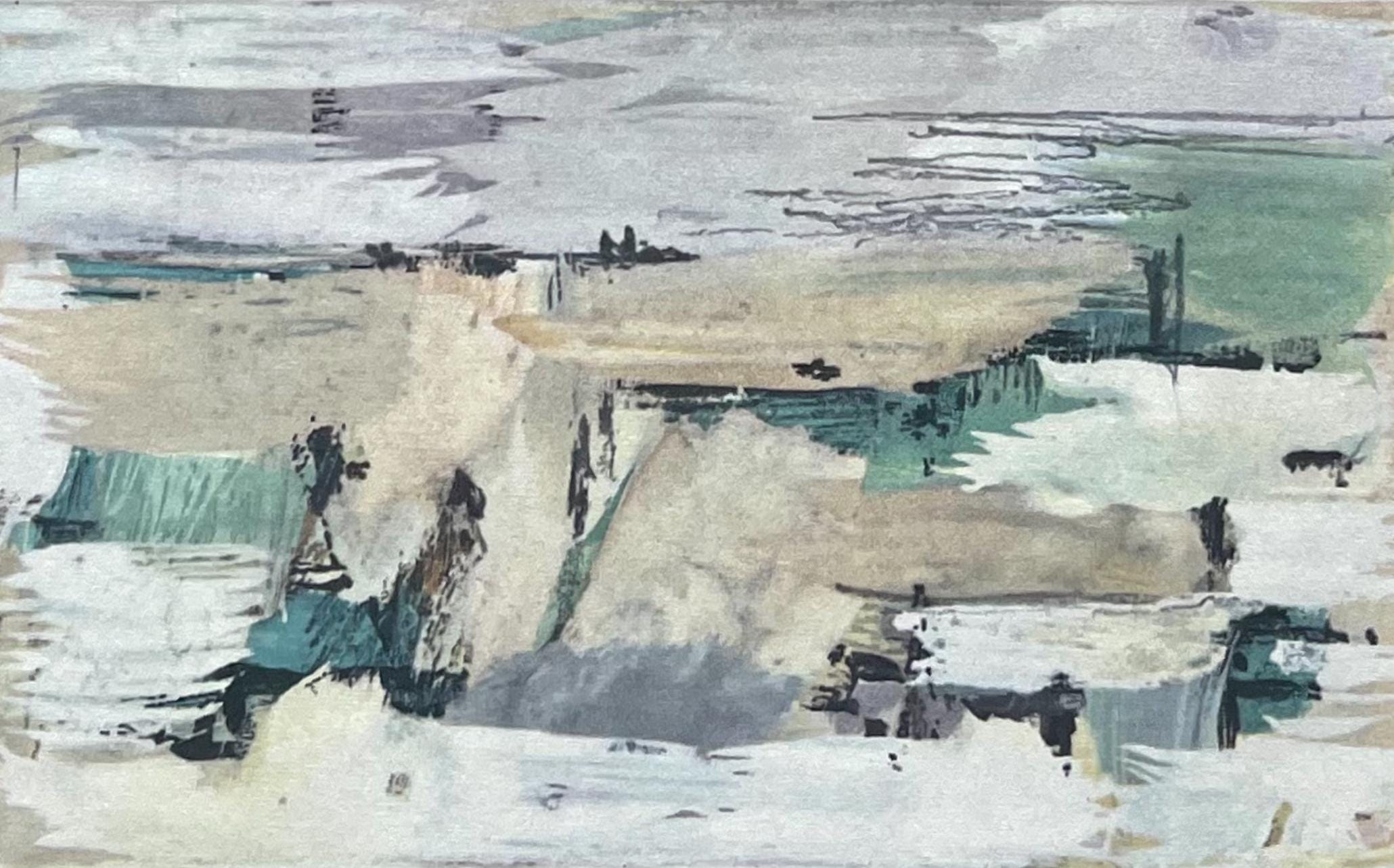 Jean Bazaine, Composition, Derrière le miroir, Limited Edition Lithograph