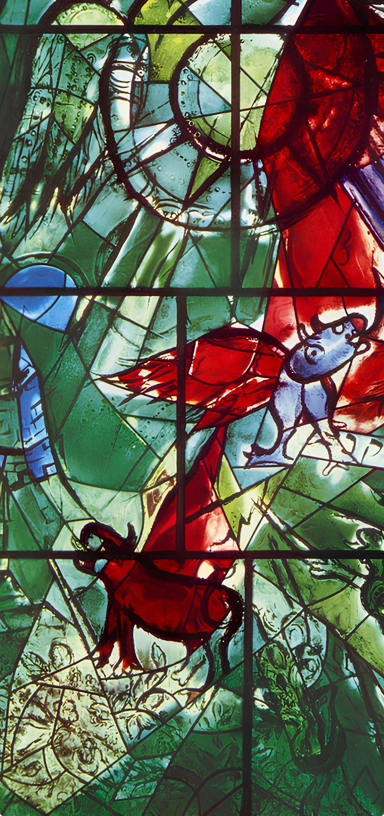 Marc Chagall, Tribe of Gad, Jerusalem Windows, Limited Edition Lithograph