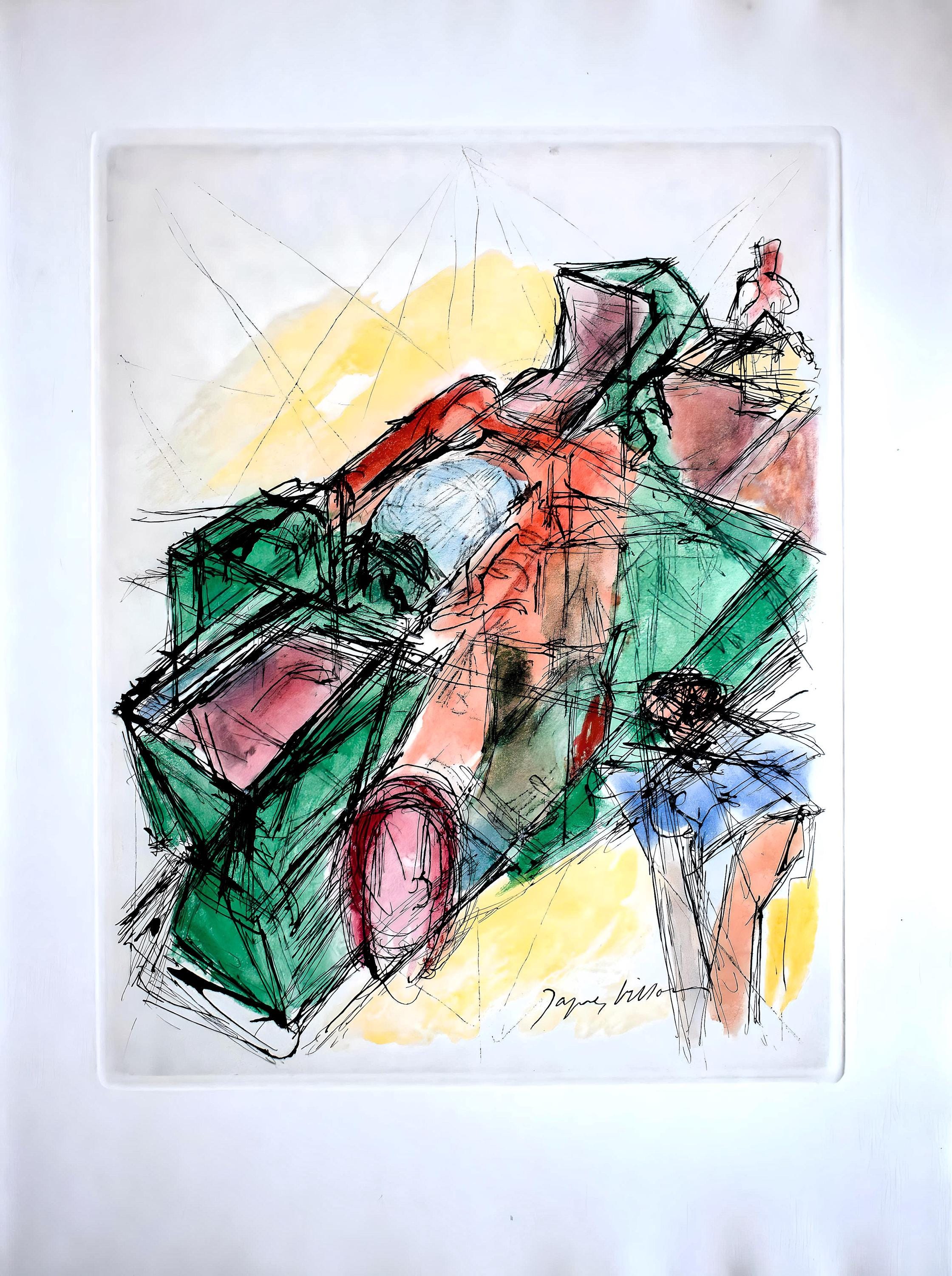 Jacques Villon, Composition, Les Peintres mes amis, Limited Edition Etching