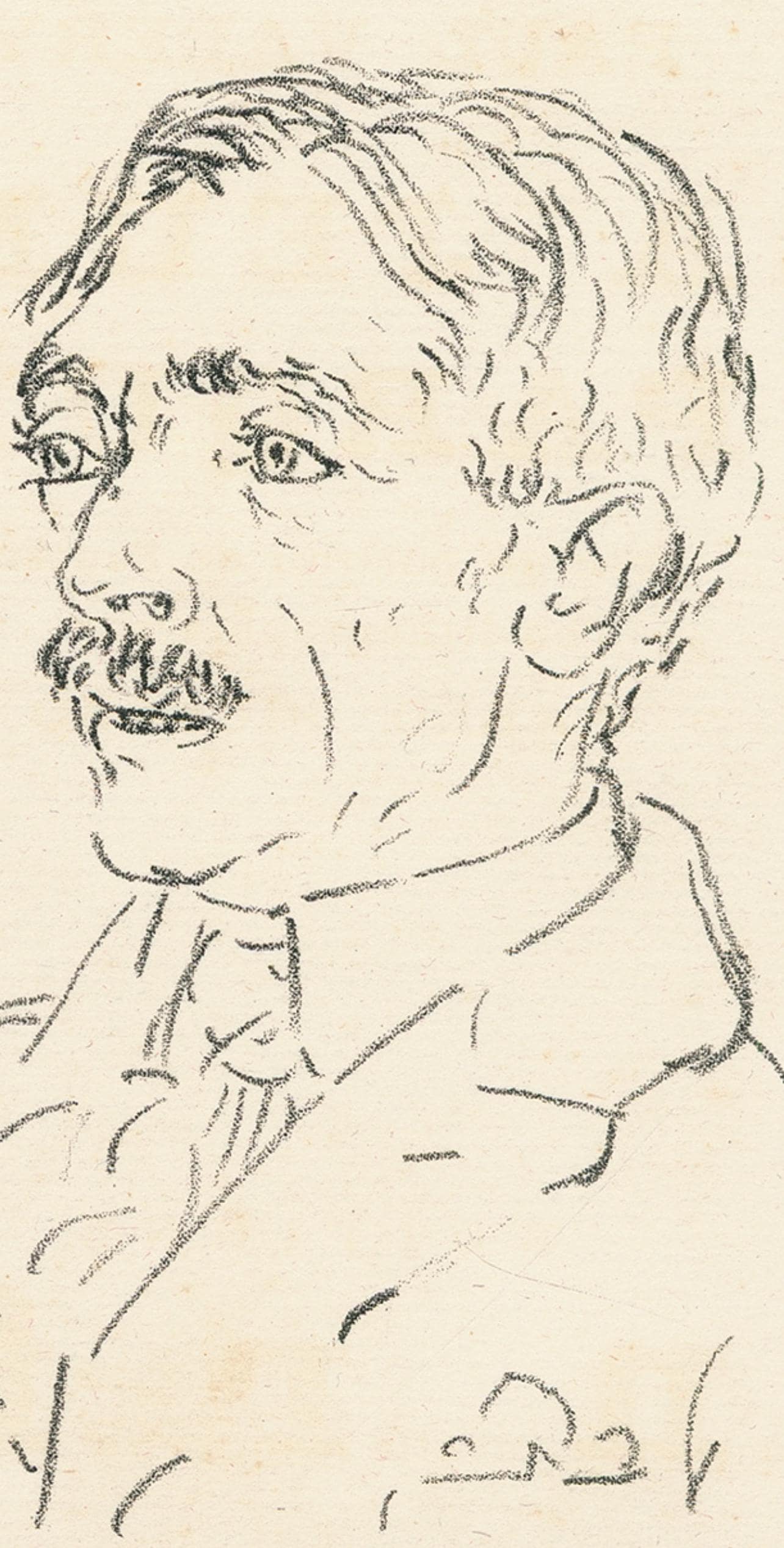 Pablo Picasso, Composition (Cramer 9; Mourlot 4), La Jeune Parque, Limited Edition Lithograph