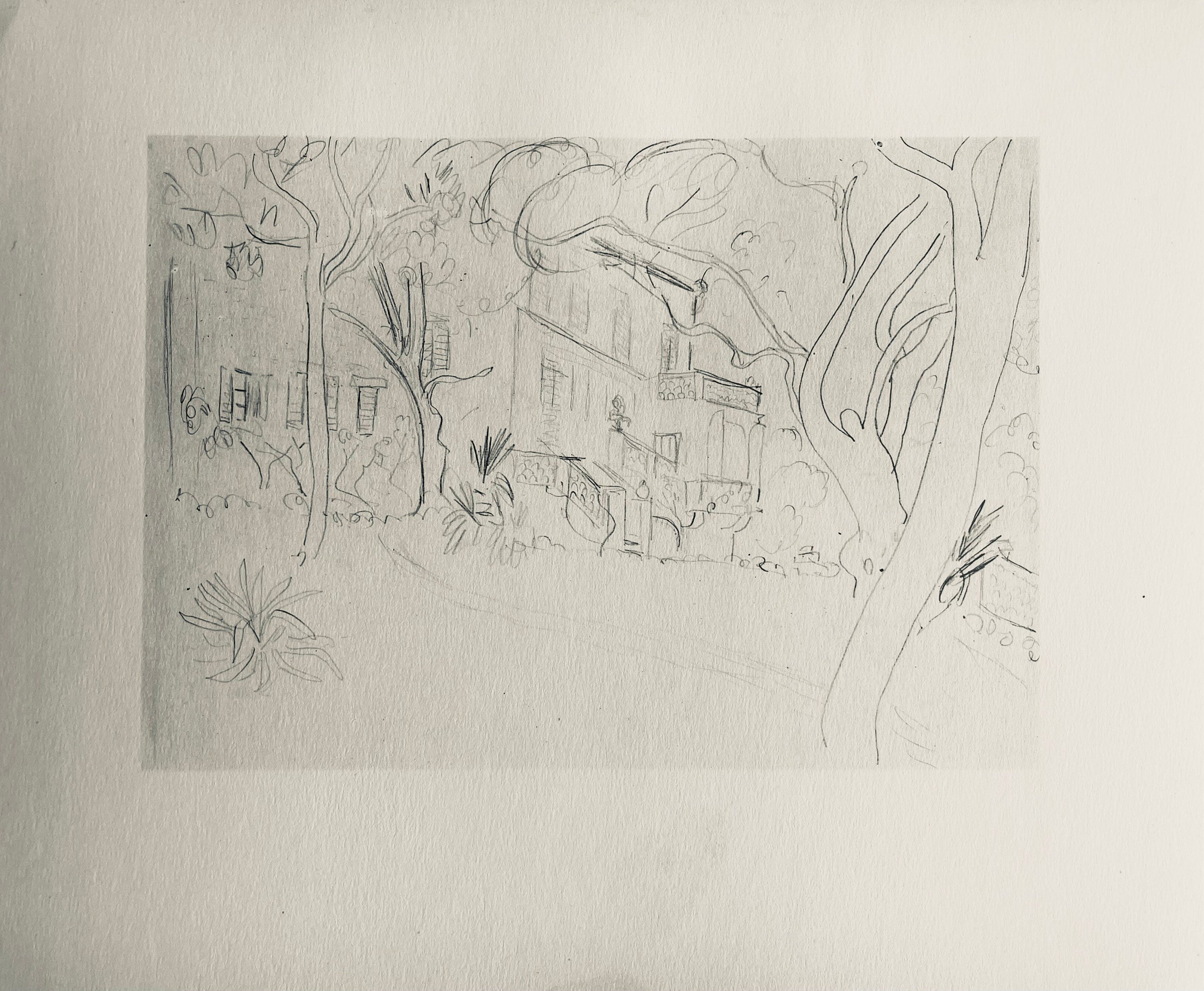 Henri Matisse, Composition (Dutel 3), Dessins de Henri-Matisse, Limited Edition Lithograph
