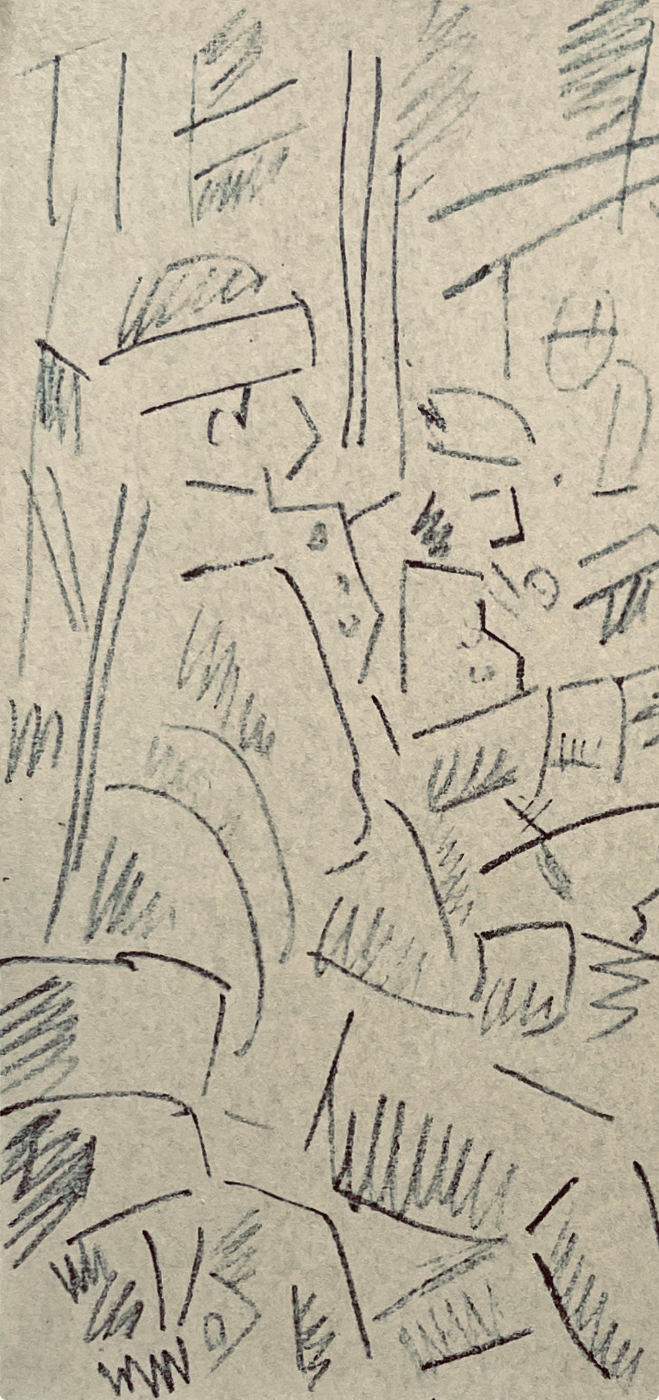 Fernand Léger, Dans l'Hôpital, Fernand Léger, Dessins de Guerre, Limited Edition Lithograph