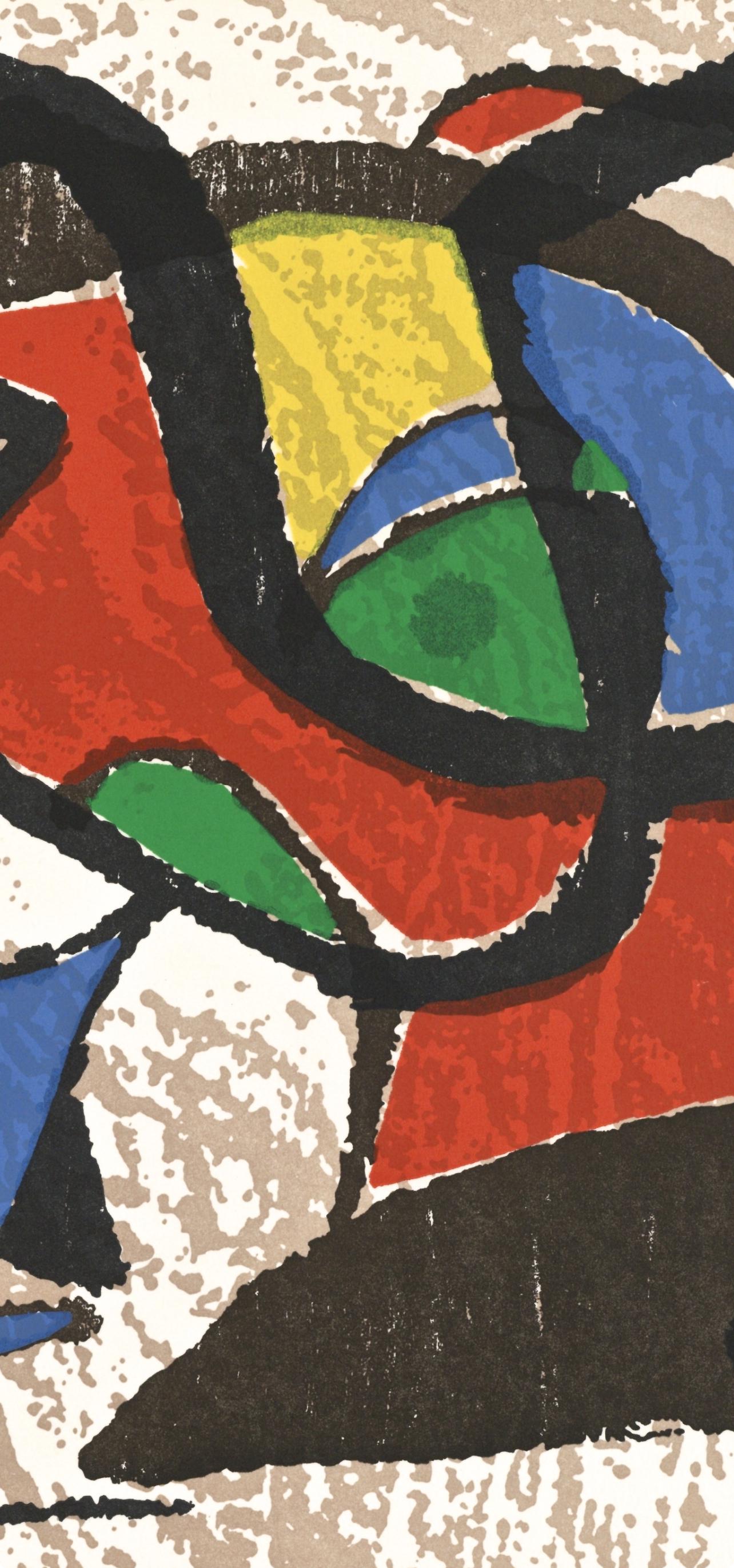 Joan Miró, Composition (Dupin 1289), Miró Graveur, Limited Edition Woodcut