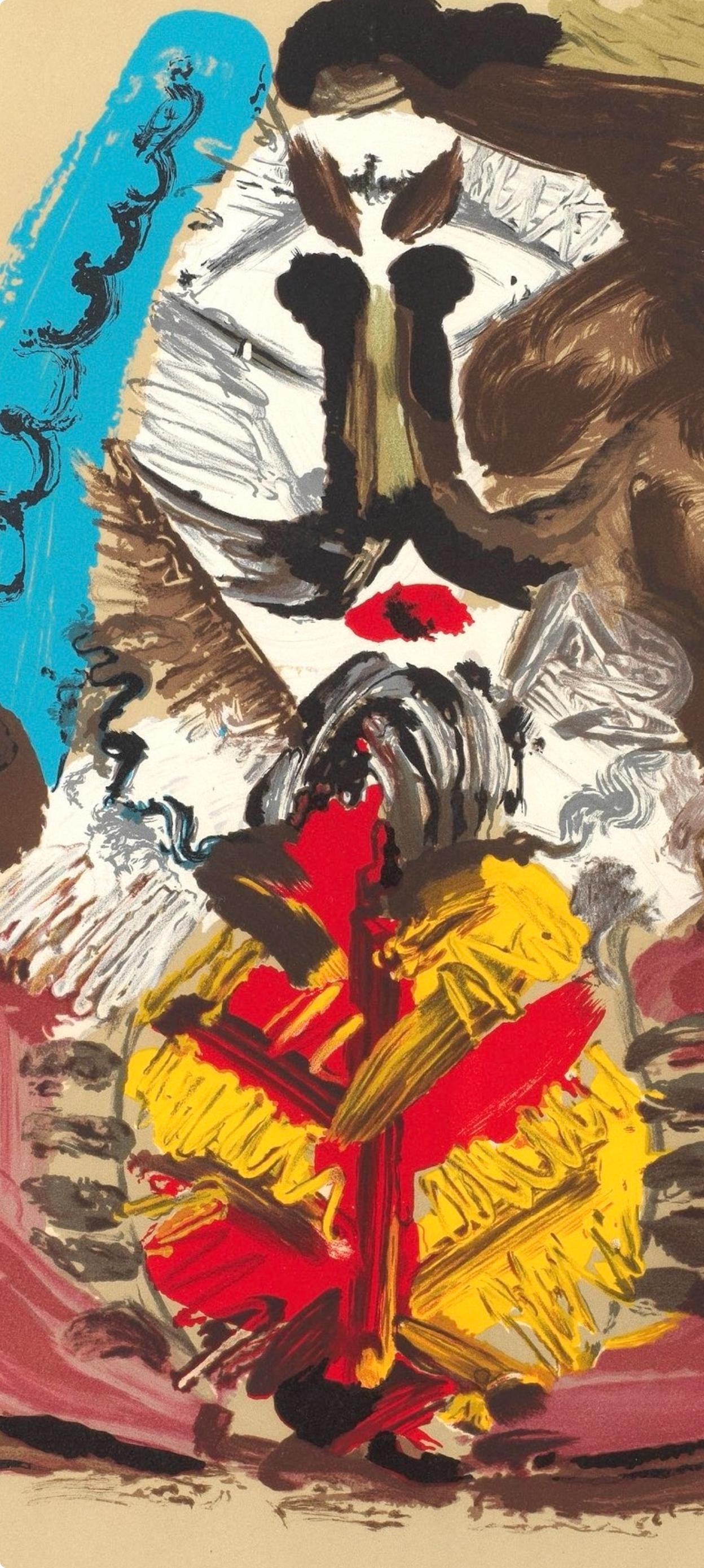 Pablo Picasso, Composition (Orozco 207-261), Vingt-Neuf Portraits Imaginaires, Limited Edition Lithograph