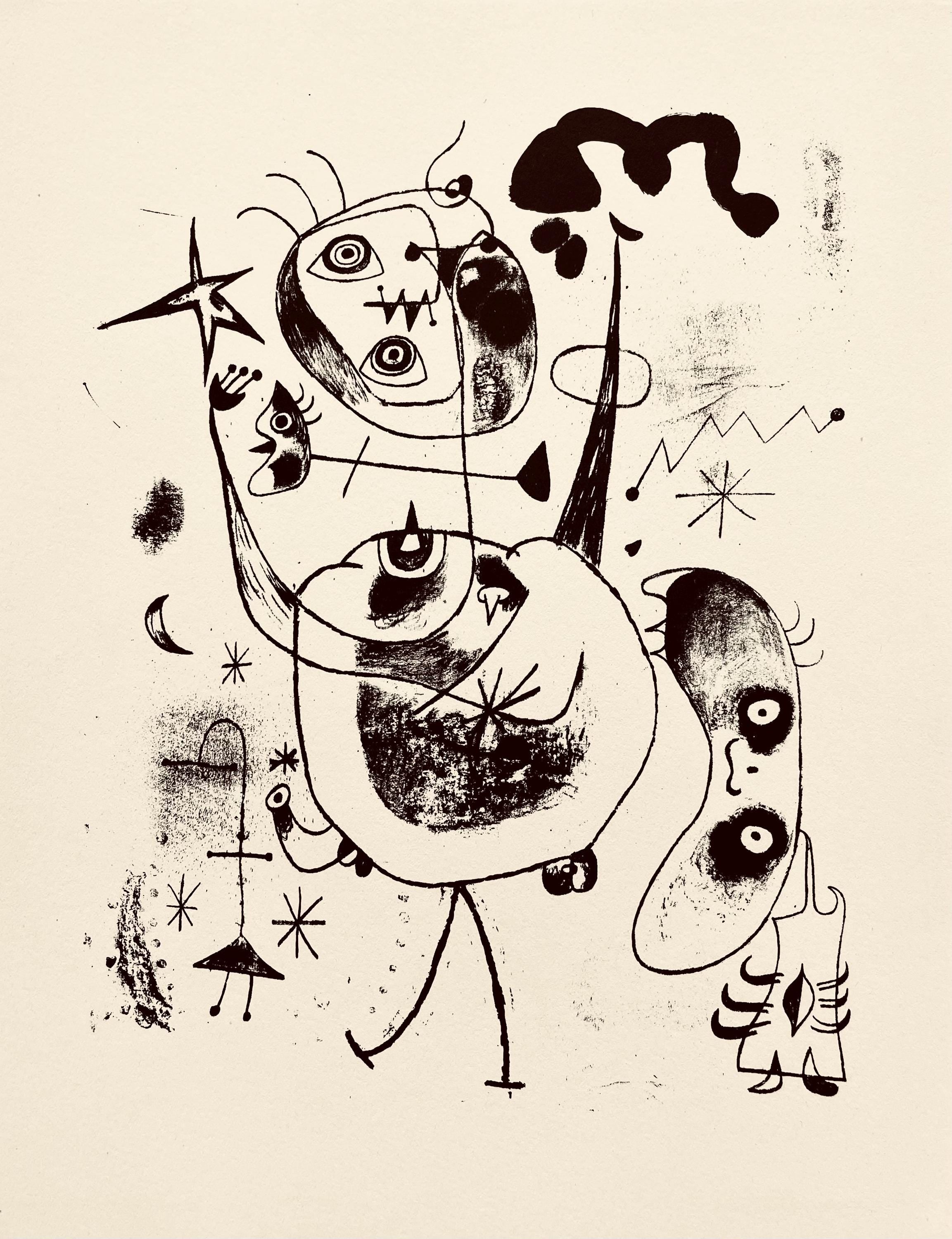 Joan Miró, Composition, The Prints of Joan Miro, Limited Edition Etching