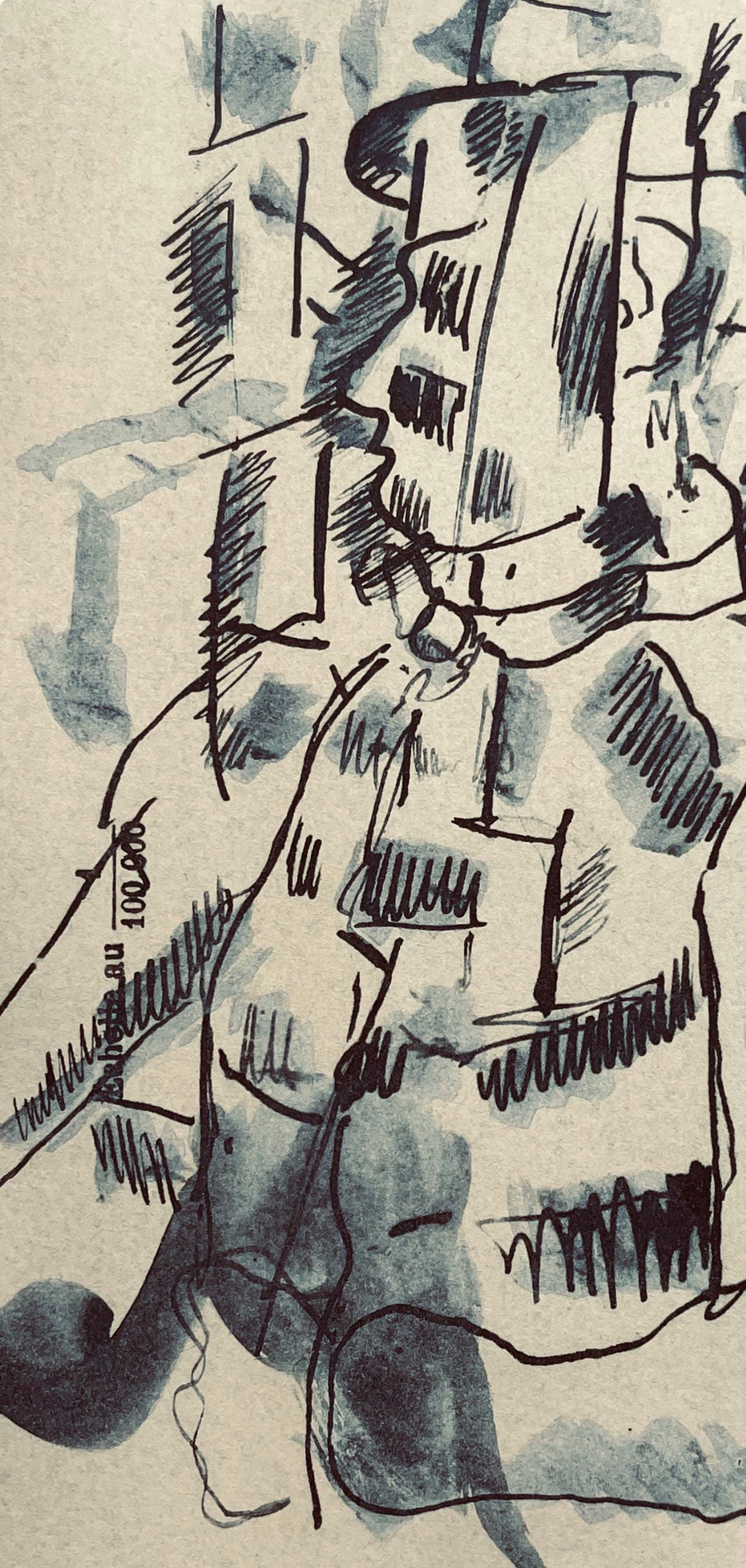 Fernand Léger, Soldat Blessé, Fernand Léger, Dessins de Guerre, Limited Edition Lithograph