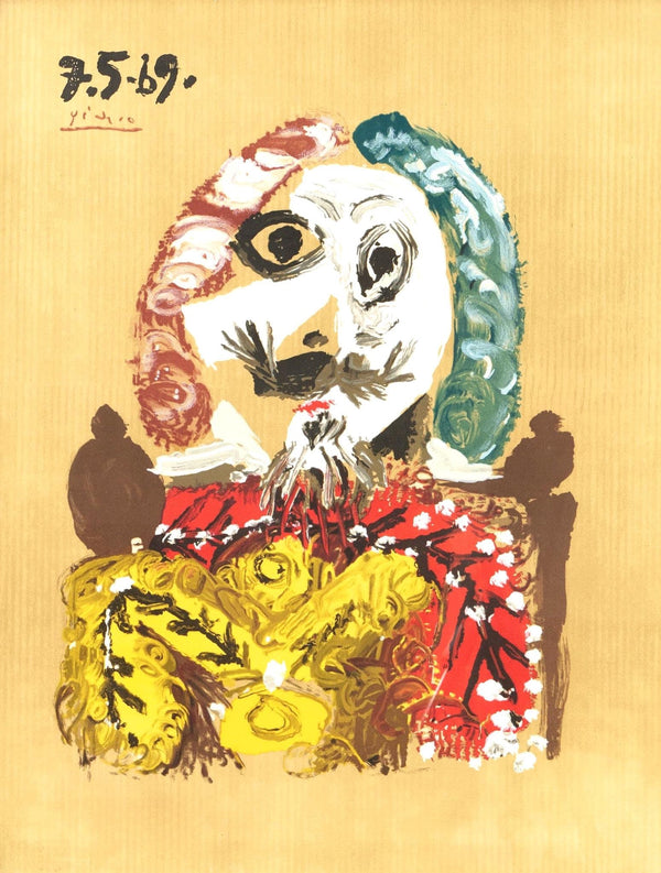 Pablo Picasso, Composition (Orozco 207-261), Vingt-Neuf Portraits Imaginaires, Limited Edition Lithograph