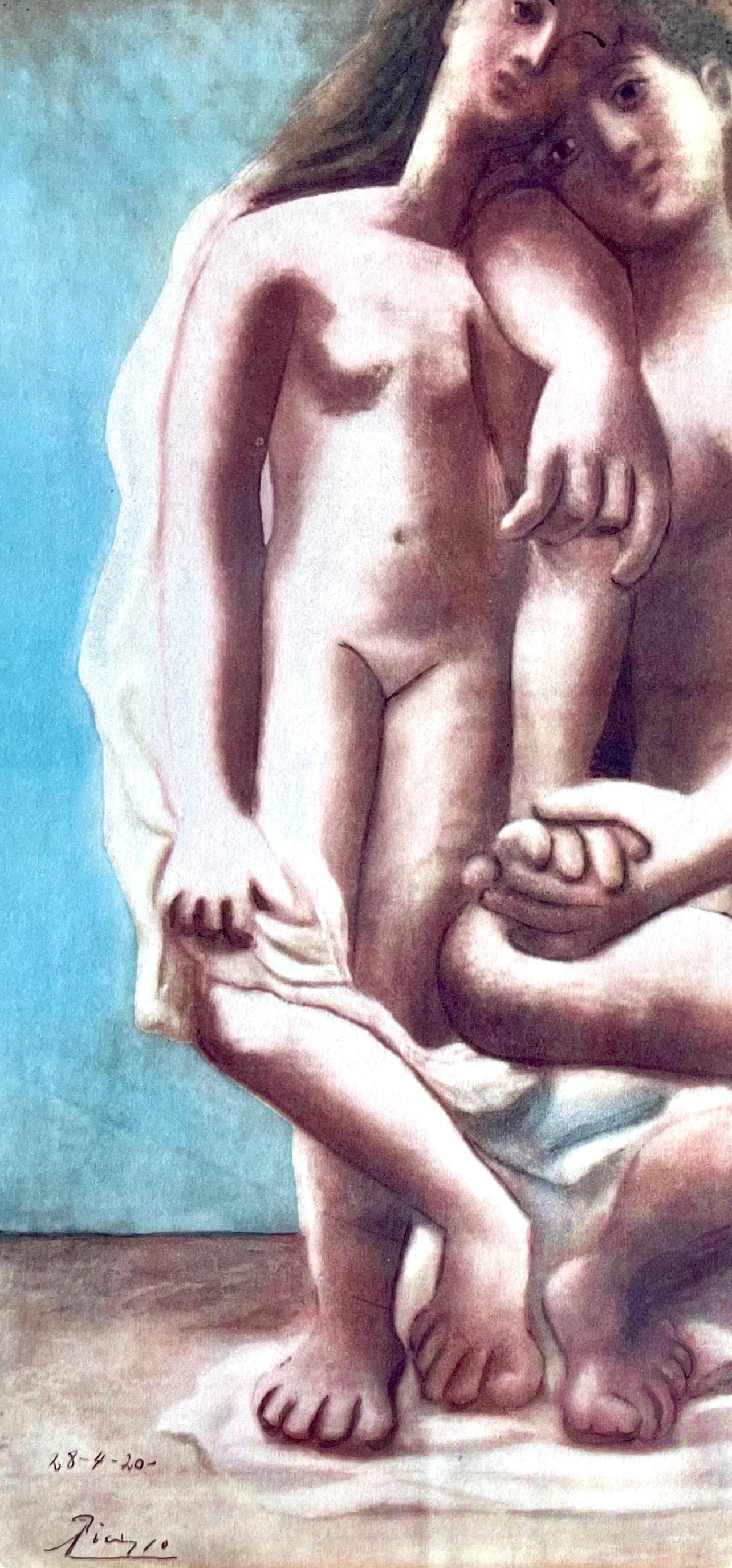 Pablo Picasso, Two Nudes (Orozco 95), Picasso: Fifteen Drawings, Limited Edition Lithograph