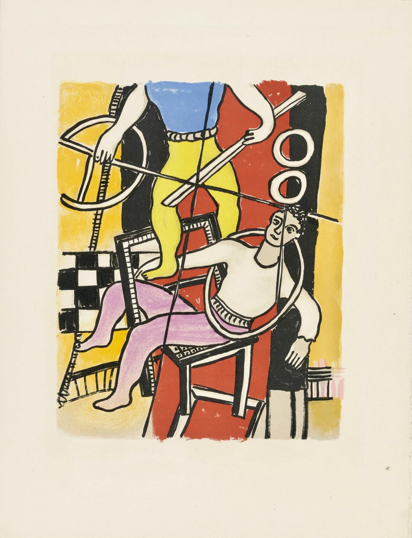 Fernand Léger, Composition, Cirque, Lithographies Originales, Limited Edition Lithograph