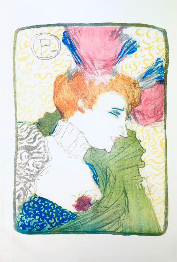 Henri de Toulouse-Lautrec, Composition, Images de Lautrec, 21 Planches en Couleurs, Collezione dell'Obelisco, Limited Edition Lithograph