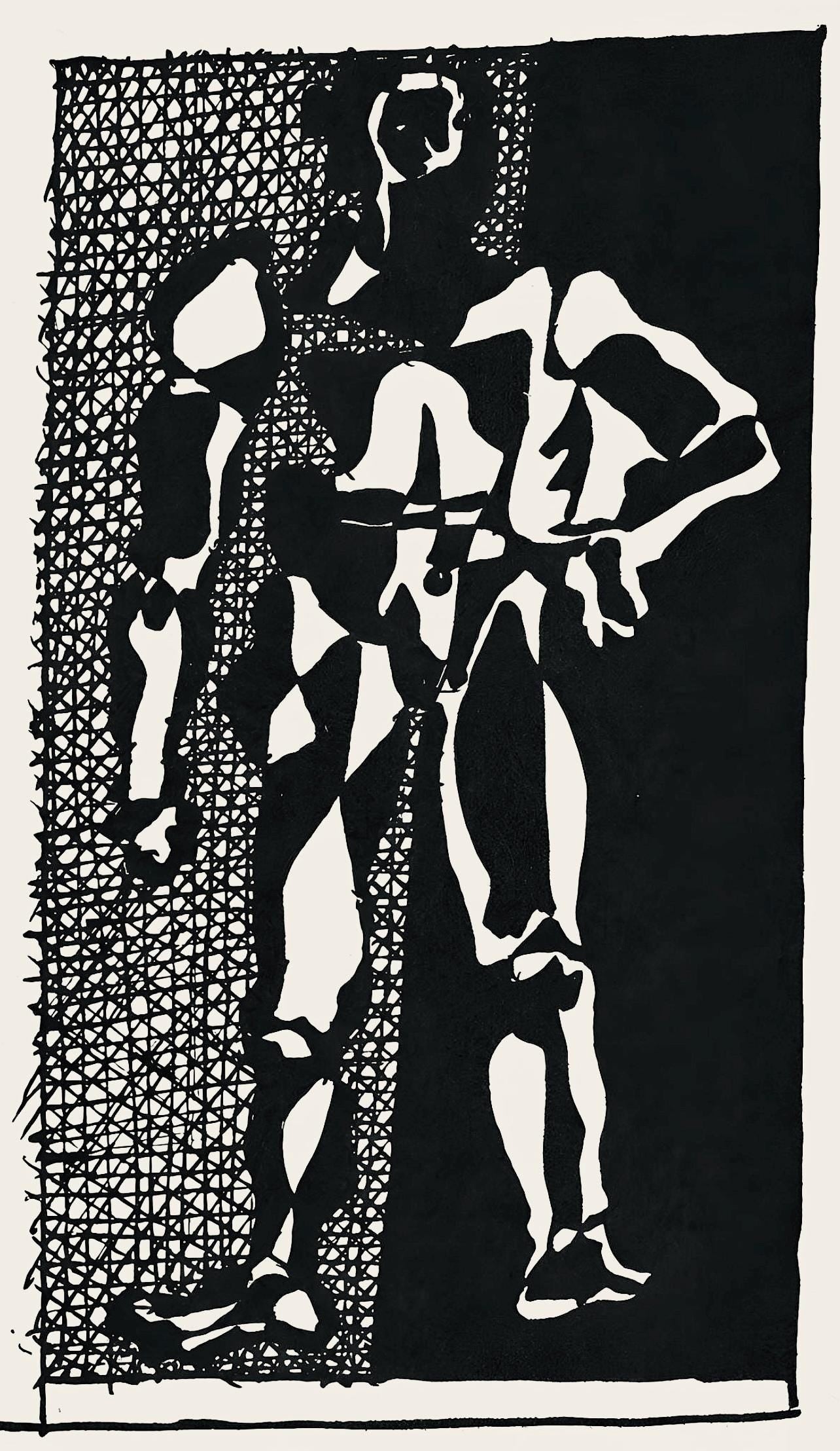 Pablo Picasso, Composition (Monod 10485), Hélène chez Archive de Illustrations de Pablo Picasso, Limited Edition Woodcut