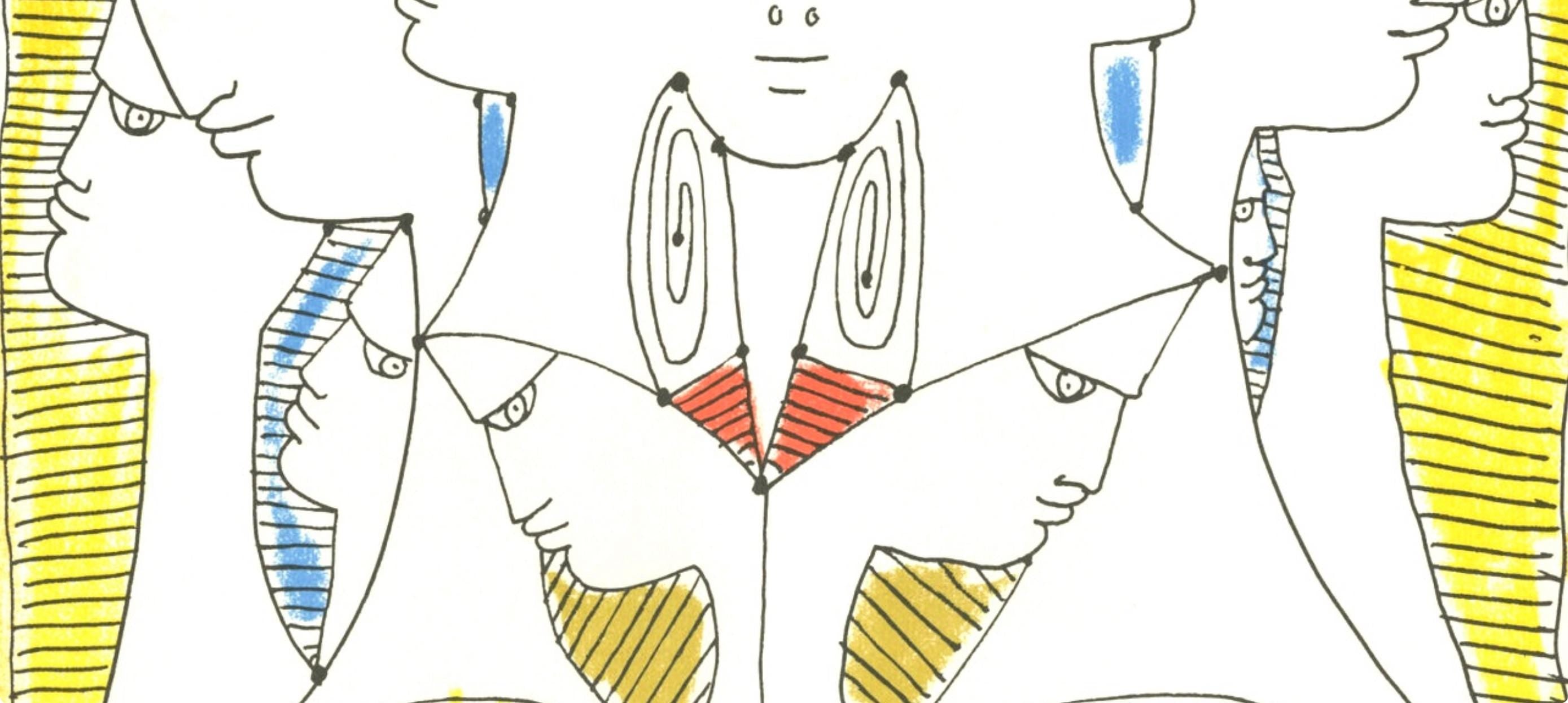 Jean Cocteau, Composition, Nous croyons en l'Europe, Limited Edition Silkscreen
