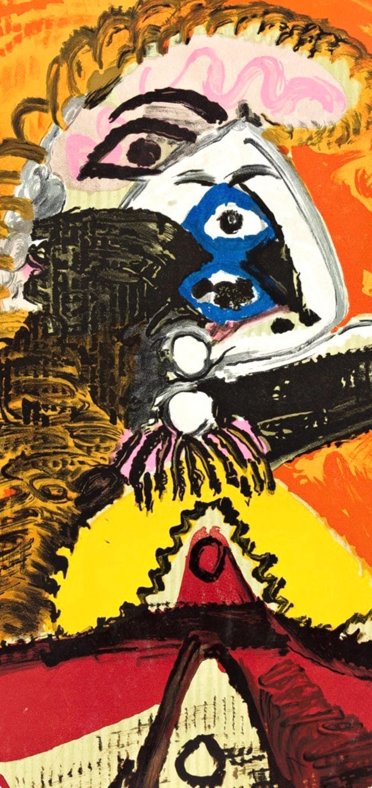 Pablo Picasso, Composition (Orozco 207-261), Vingt-Neuf Portraits Imaginaires, Limited Edition Lithograph
