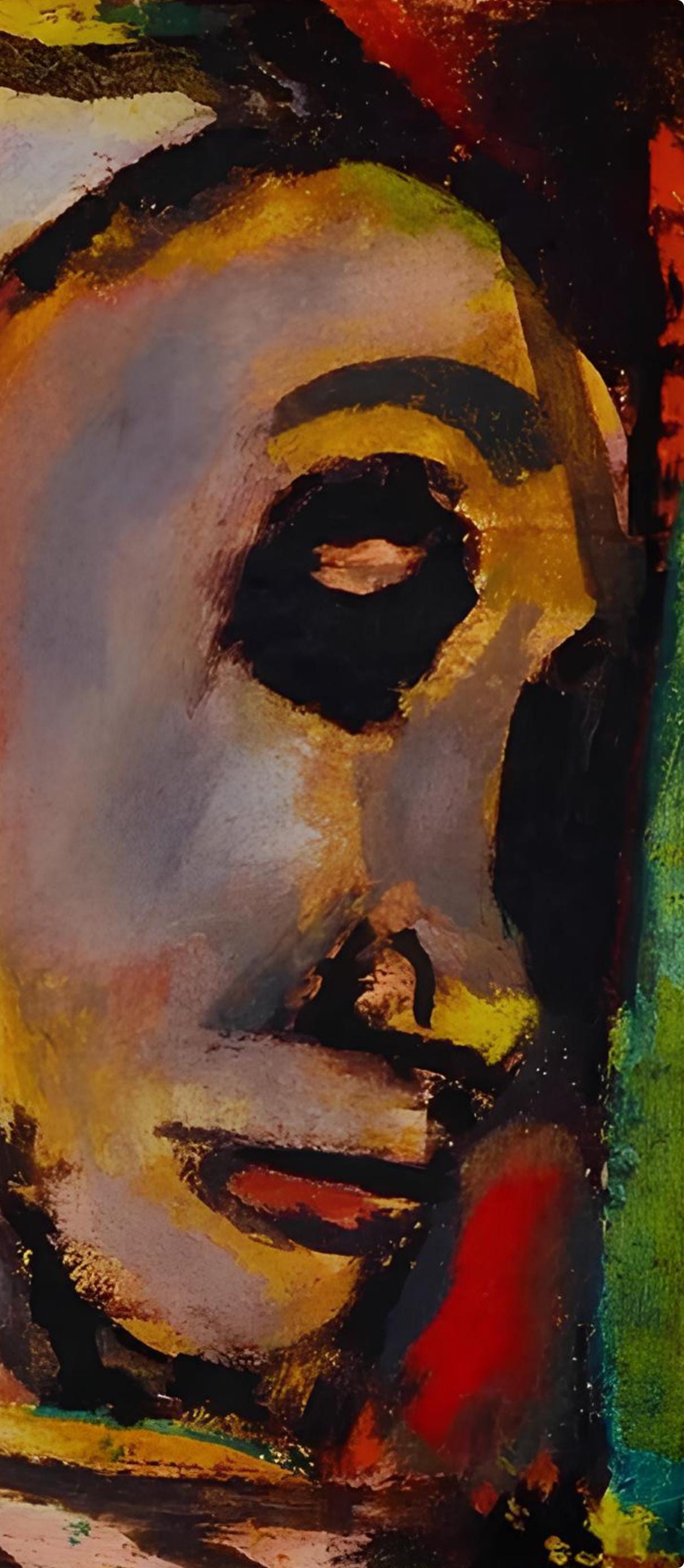 Georges Rouault, Composition, Visages, dix études de l'Atelier reproduites en fac-similés, Limited Edition Lithograph