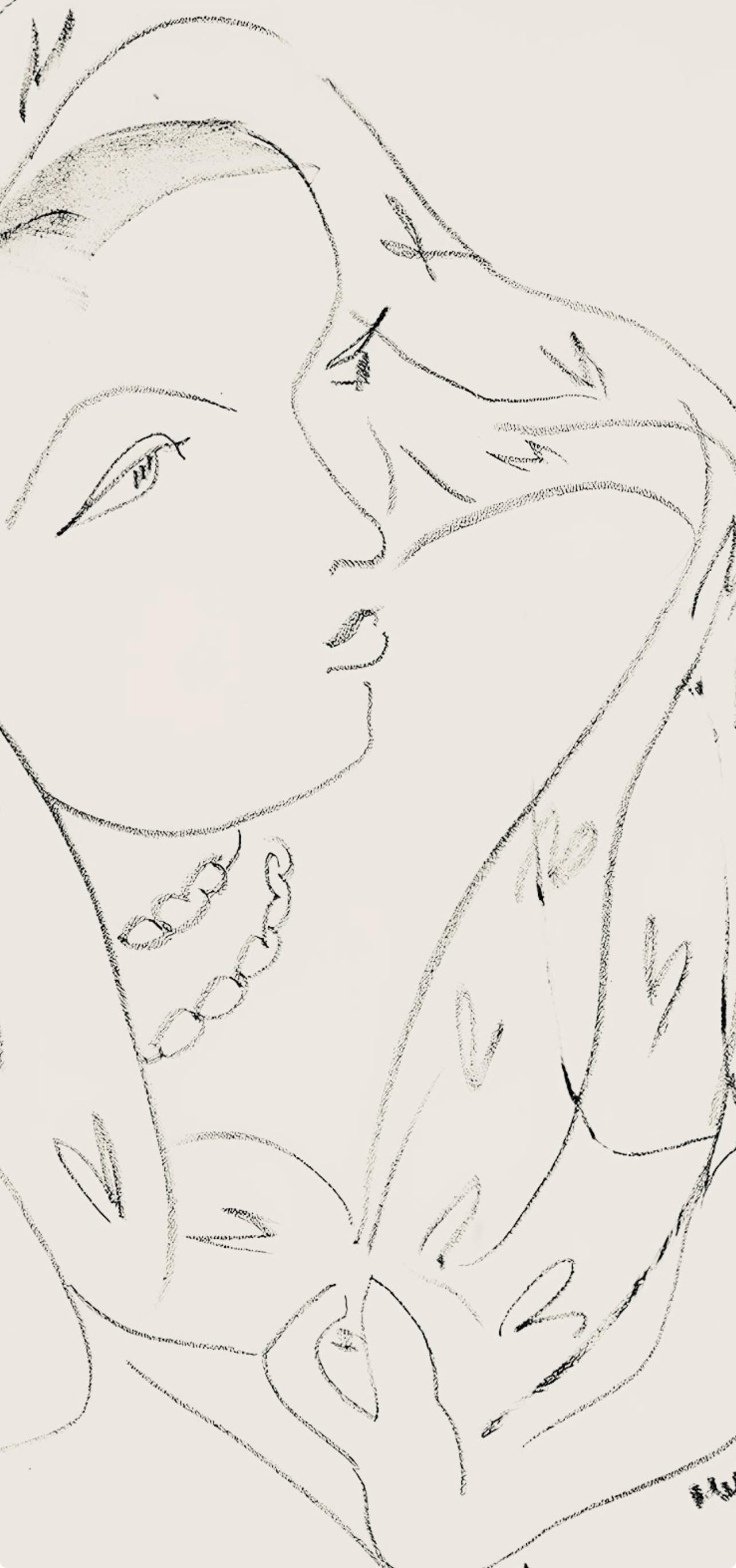 Henri Matisse, Série L, var. 16 (Duthuit 9), Henri Matisse, Dessins, Thèmes et variations, Limited Edition Lithograph