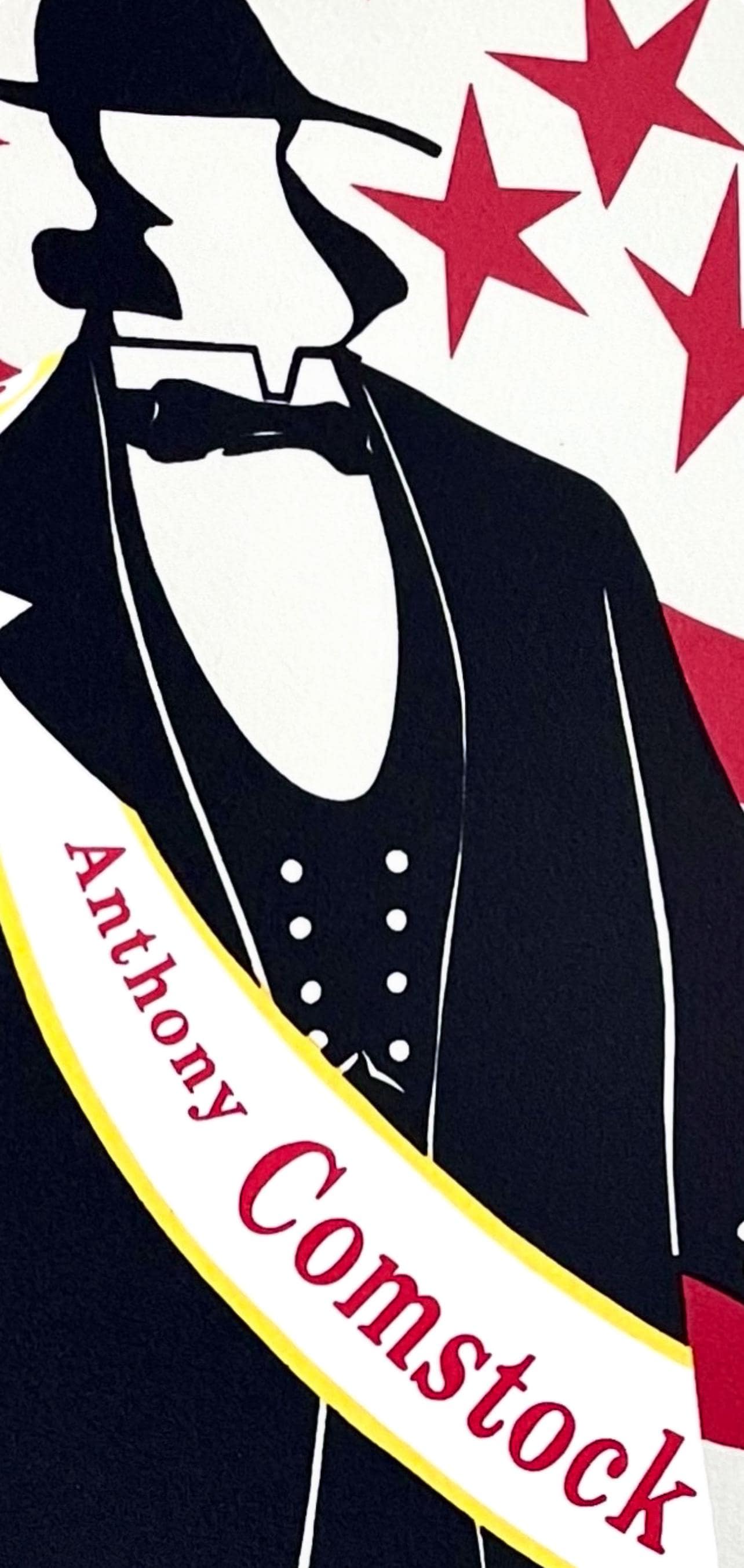 Robert Indiana, Anthony Comstock (Sheehan 96-108), Mother of Us All, Limited Edition Silkscreen