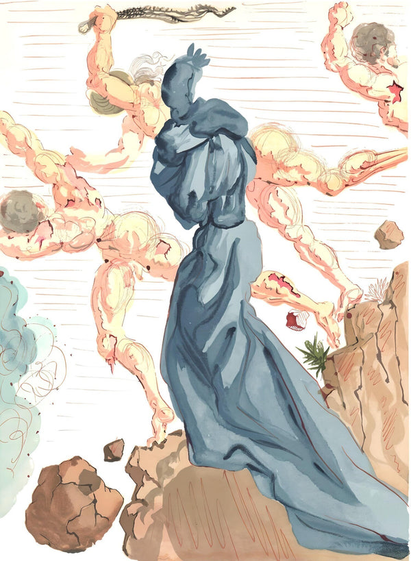 Salvador Dali, The Seducers (Michler/Löpsinger 1039-1138; Field 189-200), La Divine Comédie, Limited Edition Woodcut