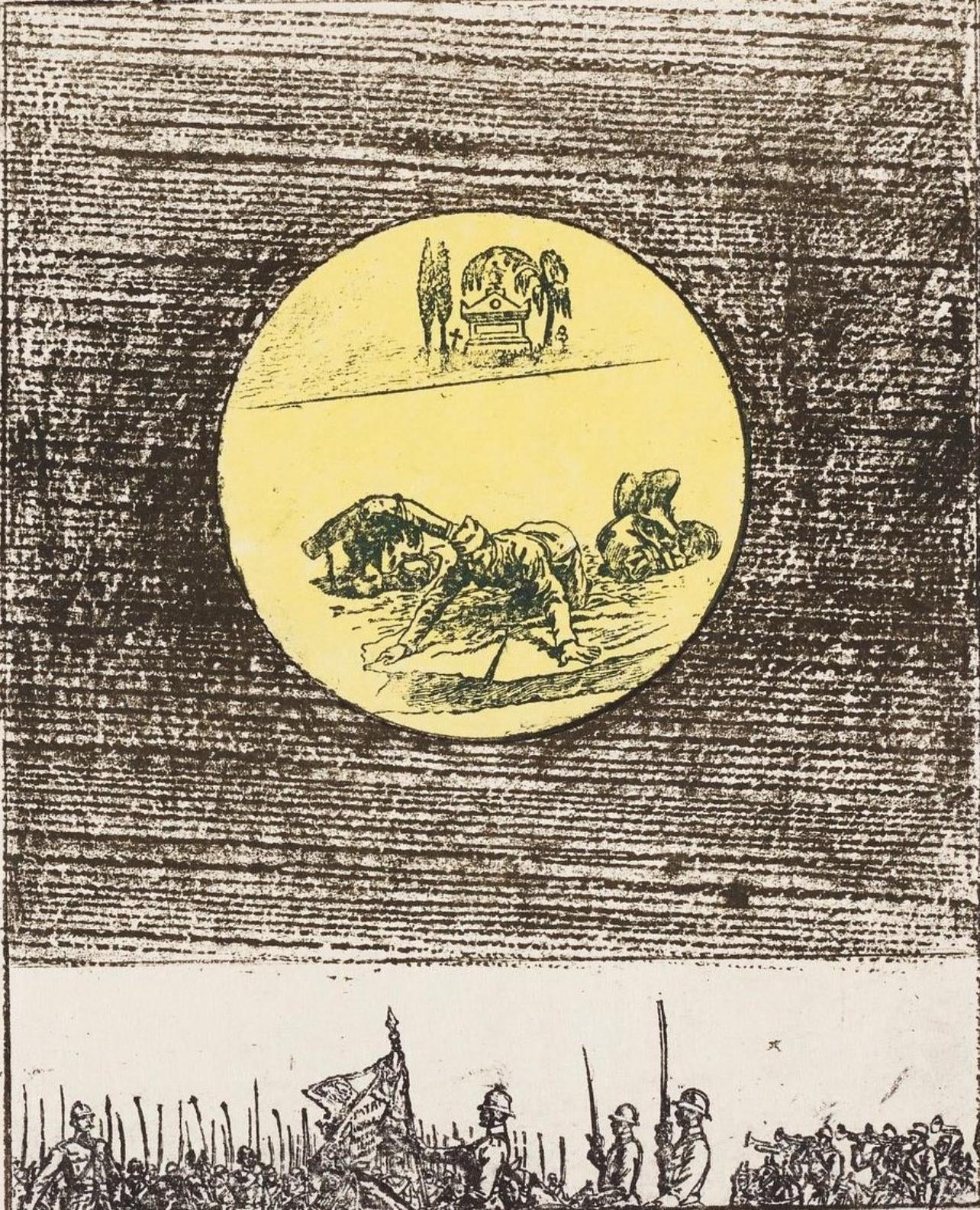 Max Ernst, Composition (Spies/Leppien 218), La Ballade du Soldat, Limited Edition Lithograph