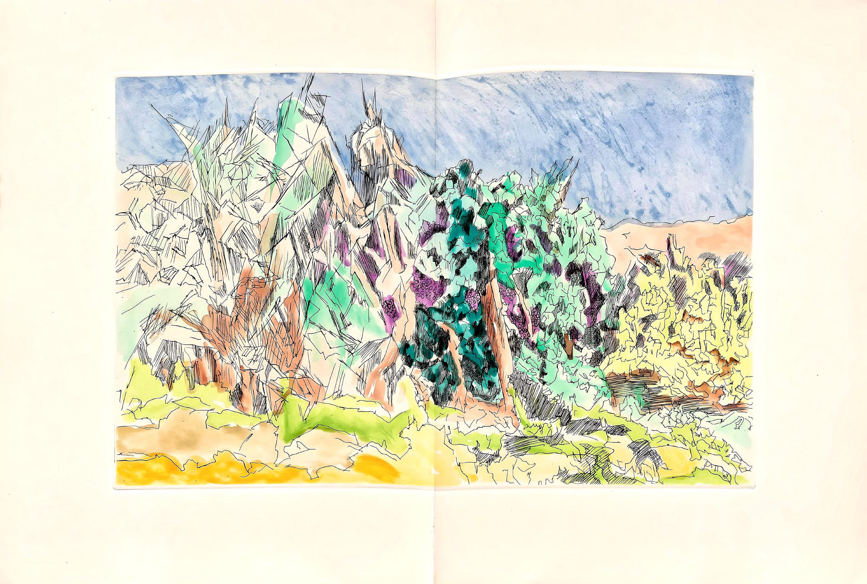 Jacques Villon, Composition (Ginestet/Pouillon 42-64), Hésiode, Les Travaux et les Jours, Limited Edition Etching