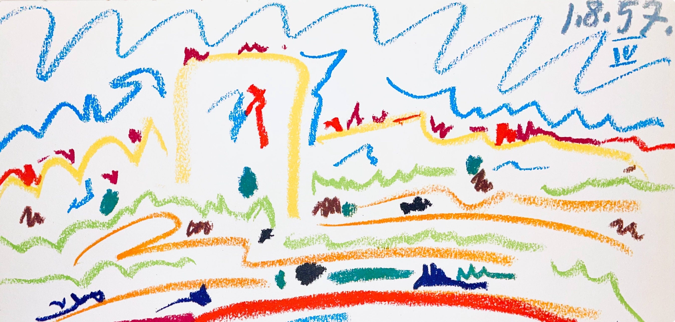 Pablo Picasso, Composition (Bloch 1276; Czwiklitzer 23), Toros y Toreros, Limited Edition Lithograph