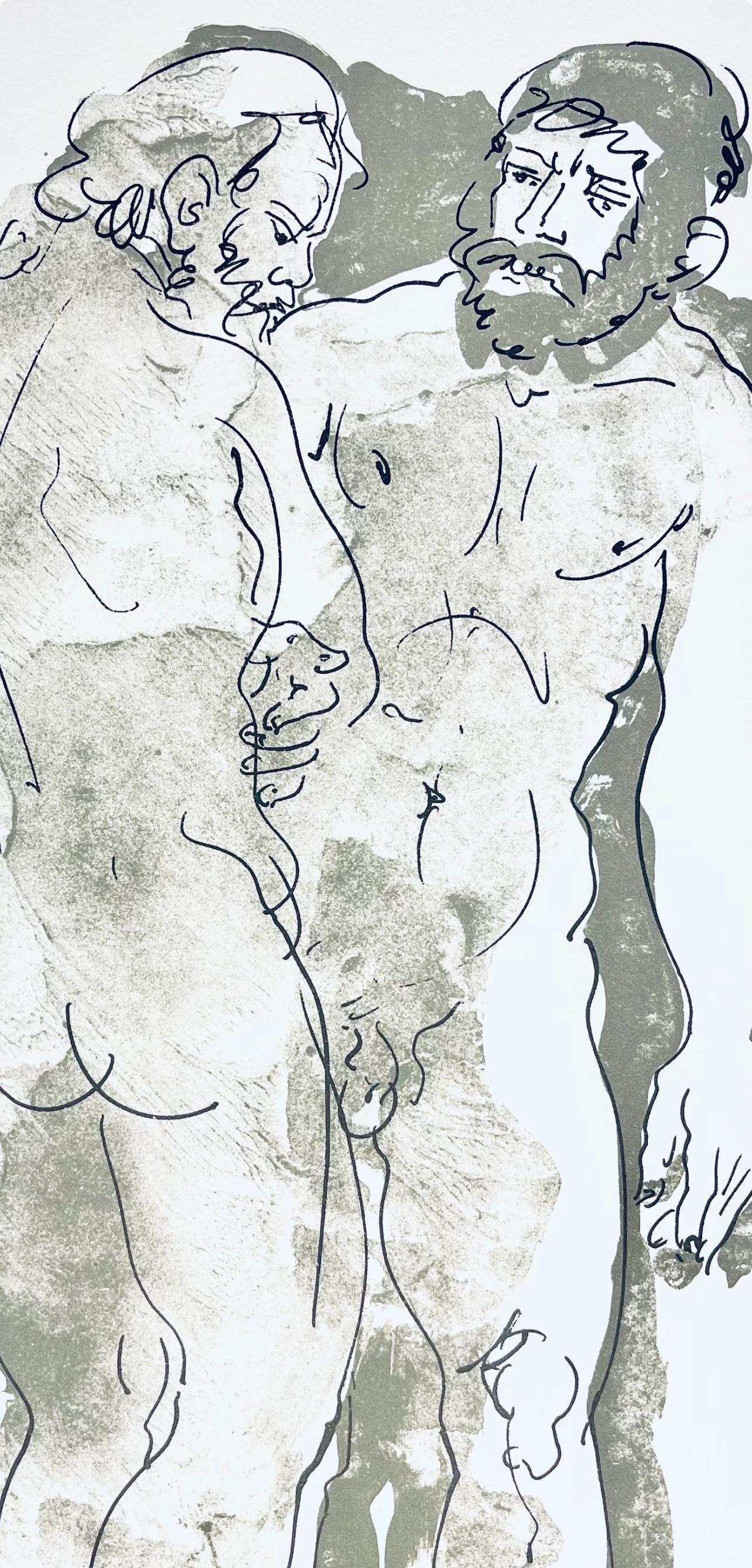 Hans Erni, Composition, Réflexions Simples Sur Le Corps, Limited Edition Lithograph