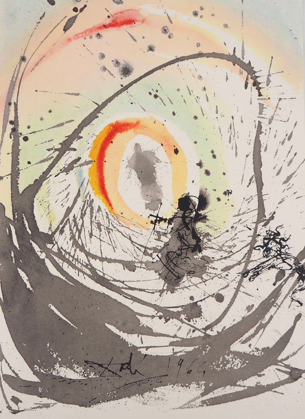 Salvador Dali, Composition (Michler/Löpsinger 1600; Field 69-3), Biblia Sacra, Limited Edition Lithograph