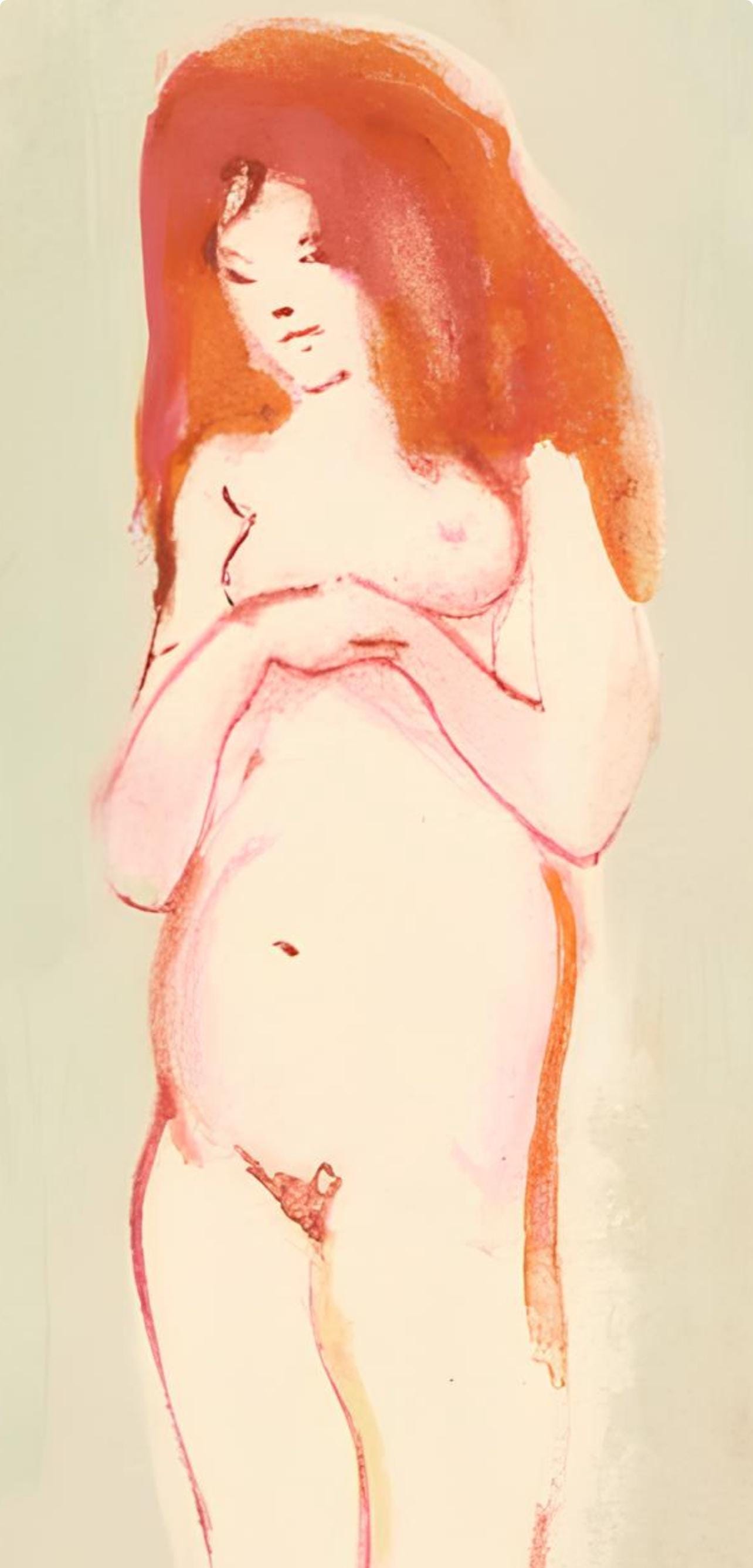 Léonor Fini, Composition, Parallèlement, Limited Edition Lithograph