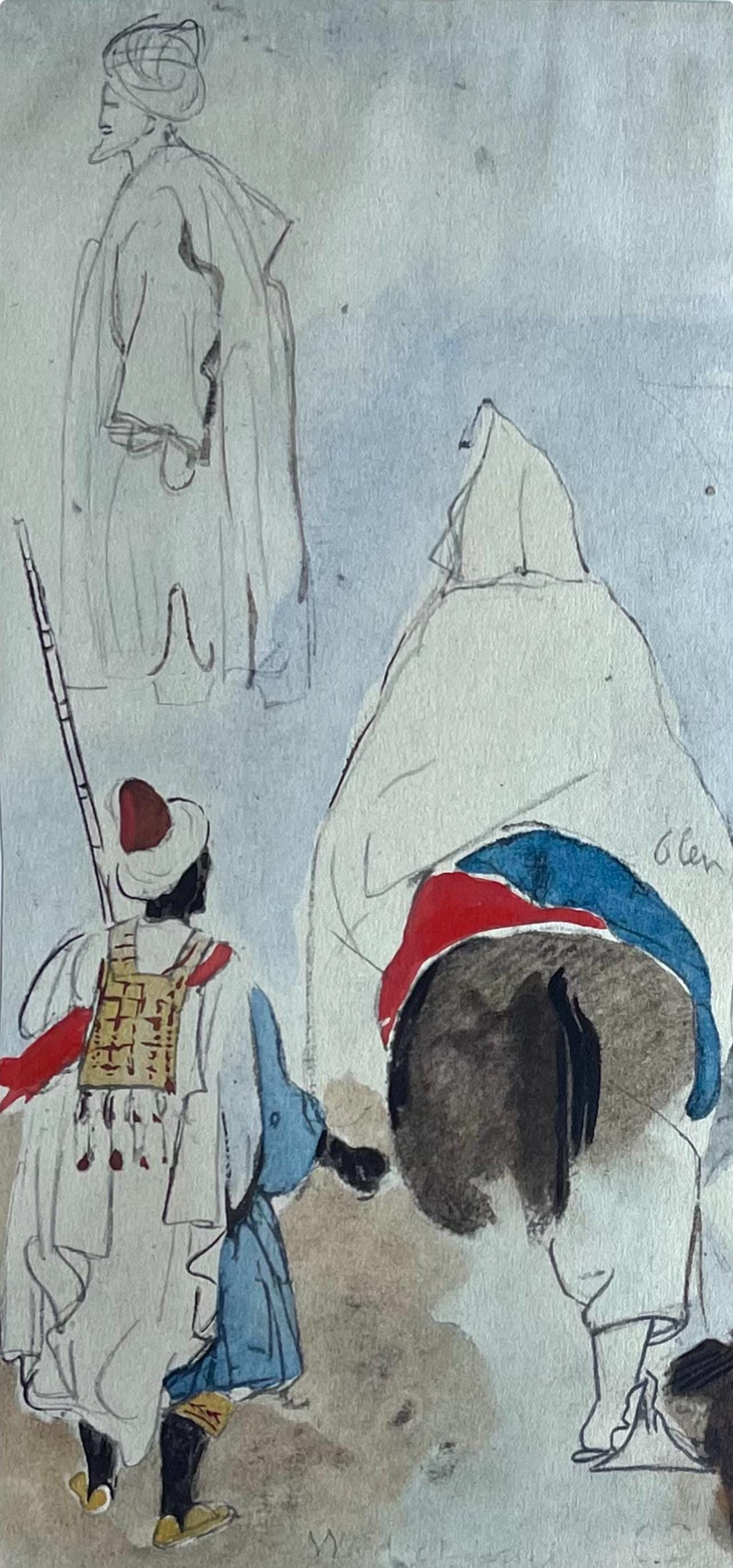 Eugène Delacroix, Composition, Trente et un Dessins et Aquarelles du Maroc, Limited Edition Lithograph