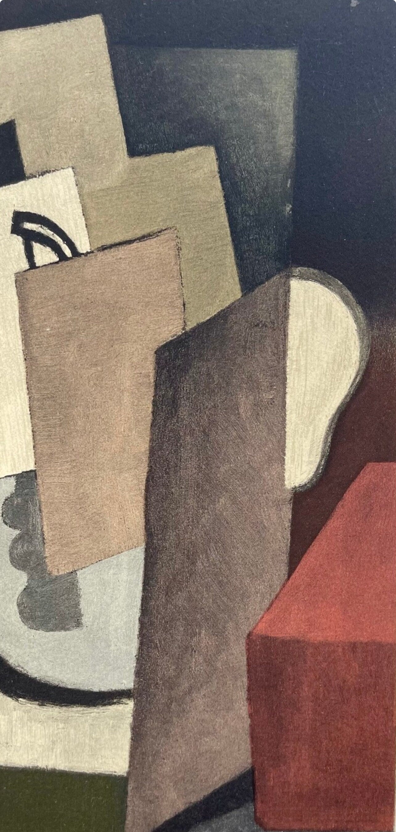 Roger de La Fresnaye, Visage, Roger de La Fresnaye, Collection Pierre Lévy, Limited Edition Lithograph