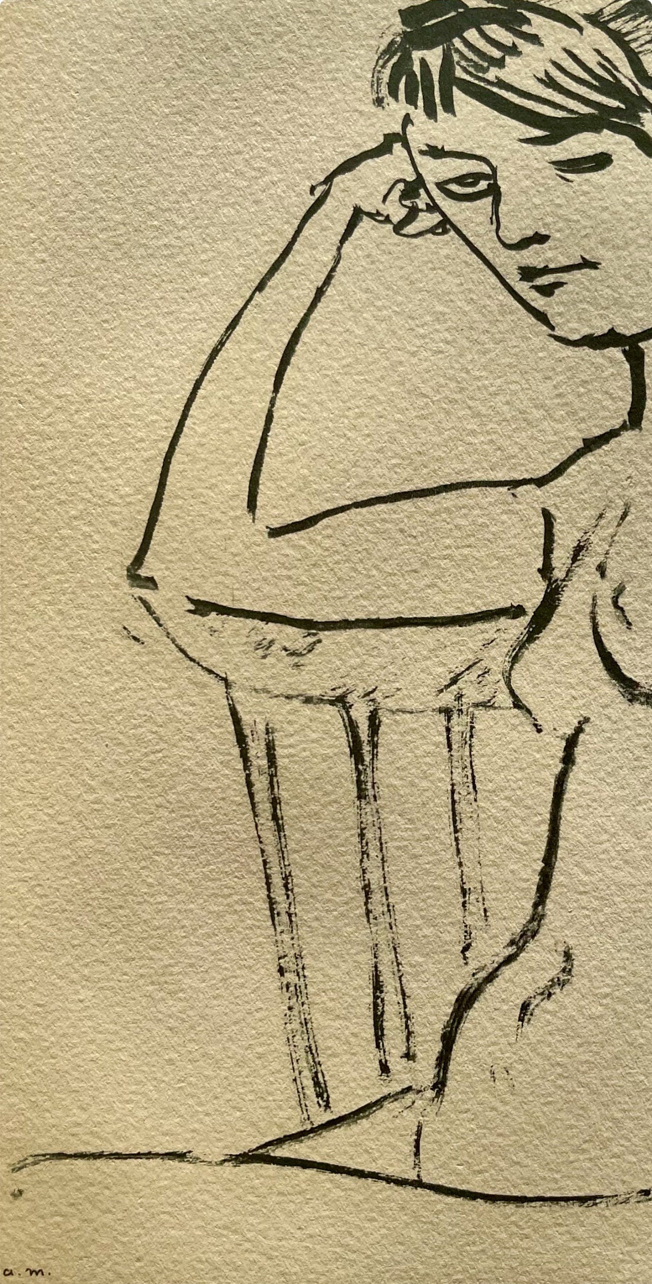 Albert Marquet, Nu à la chaise, Marquet, Limited Edition Lithograph