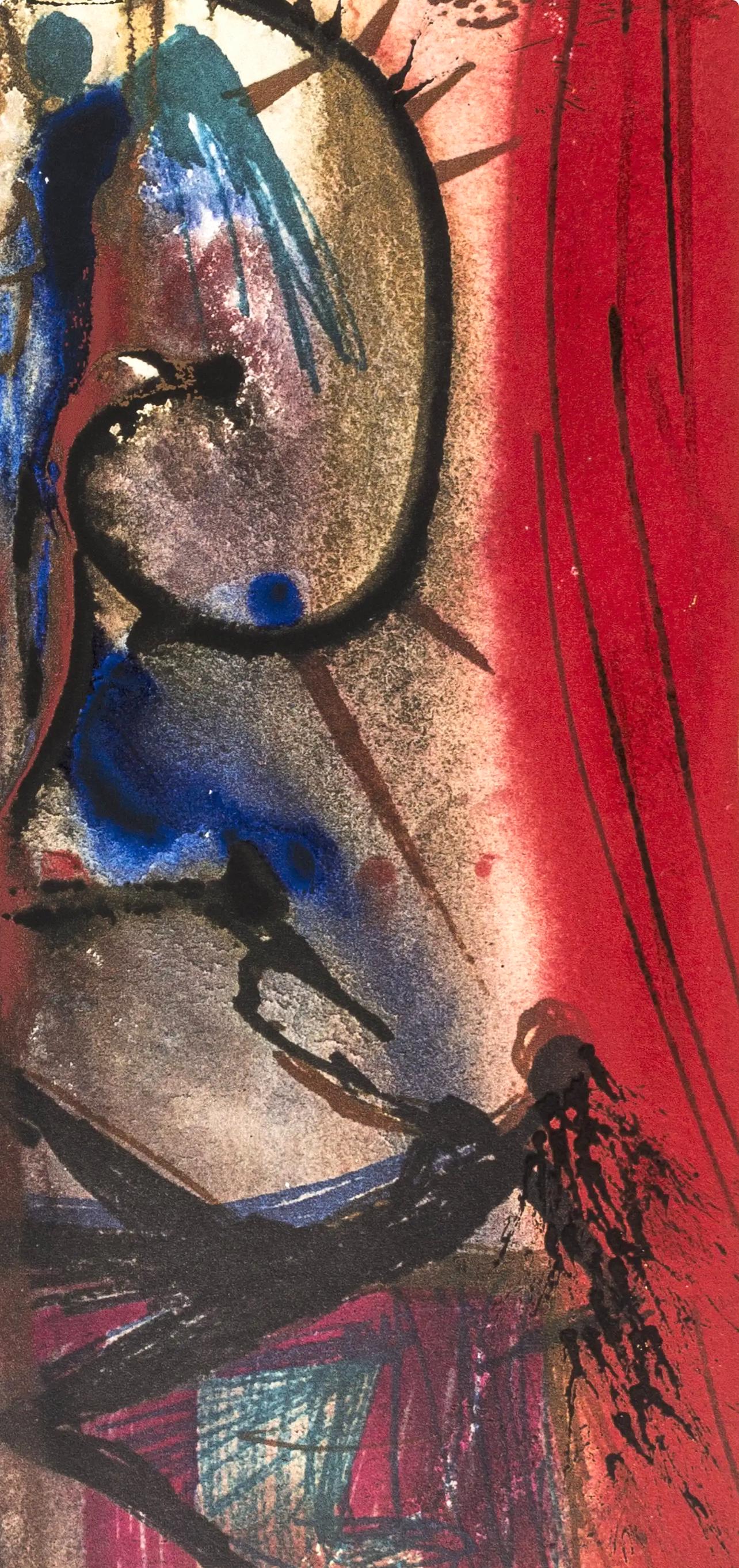 Salvador Dali, Composition (Michler/Löpsinger 1601), Romeo e Giulietta, Limited Edition Lithograph and Silkscreen