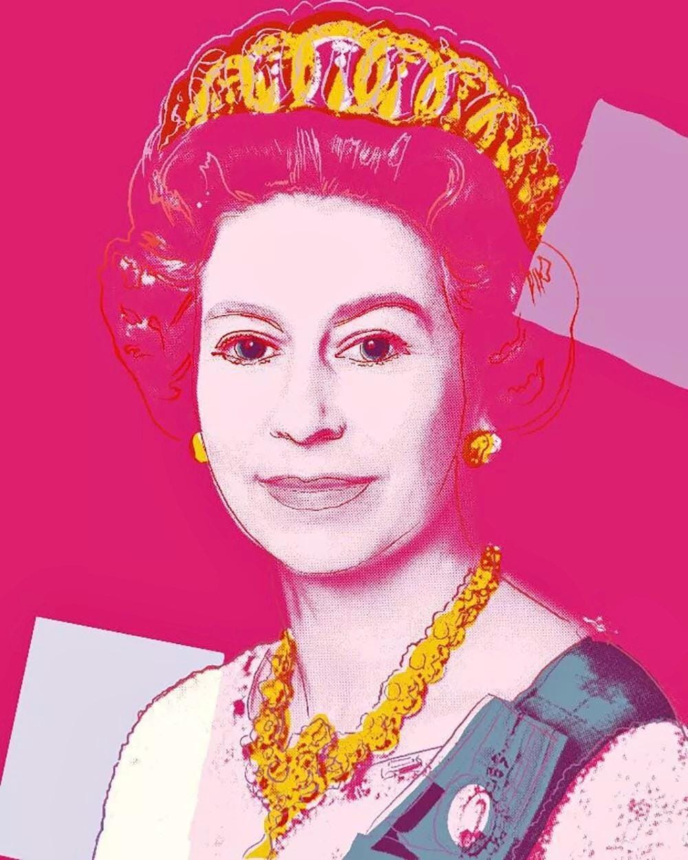 Andy Warhol, Queen Elizabeth II, nº334, nº335, nº336, nº337, Suite of Four, Official Limited Edition, Sunday B. Morning, Silkscreens