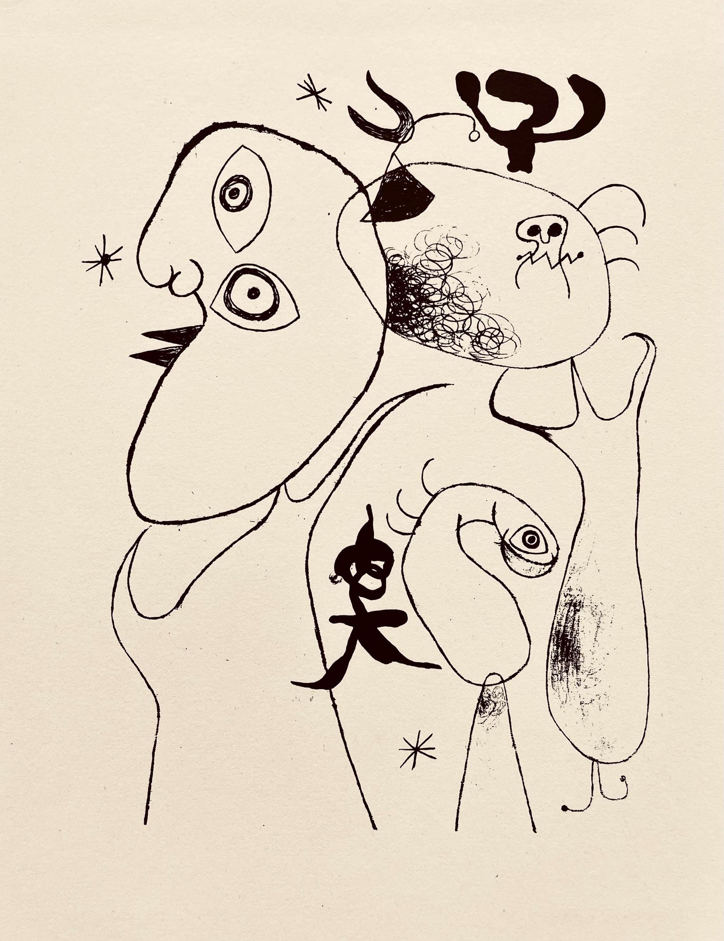 Joan Miró, Composition, The Prints of Joan Miro, Limited Edition Etching