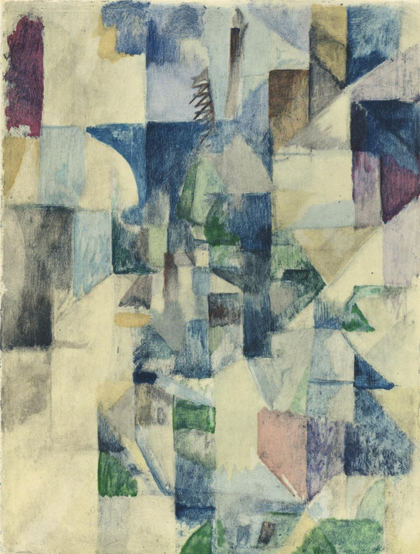 Robert Delaunay, La fenetre No. 2, XXe siècle, Limited Edition Lithograph