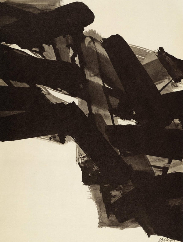 Pierre Soulages, Composition, Pierre Soulages, Peintres d'aujourd'hui, Limited Edition Lithograph