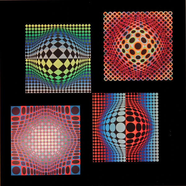 Victor Vasarely, Composition, Vega, Limited Edition Héliogravure
