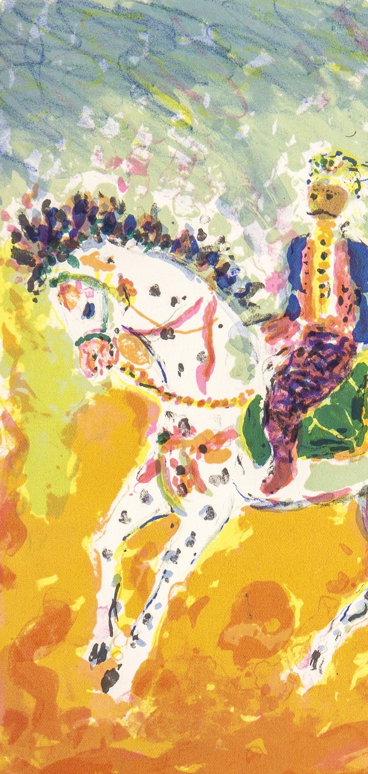 Constantin Terechkovitch, Cavalier tunisien, Souvenirs et portraits d'artistes, Limited Edition Lithograph
