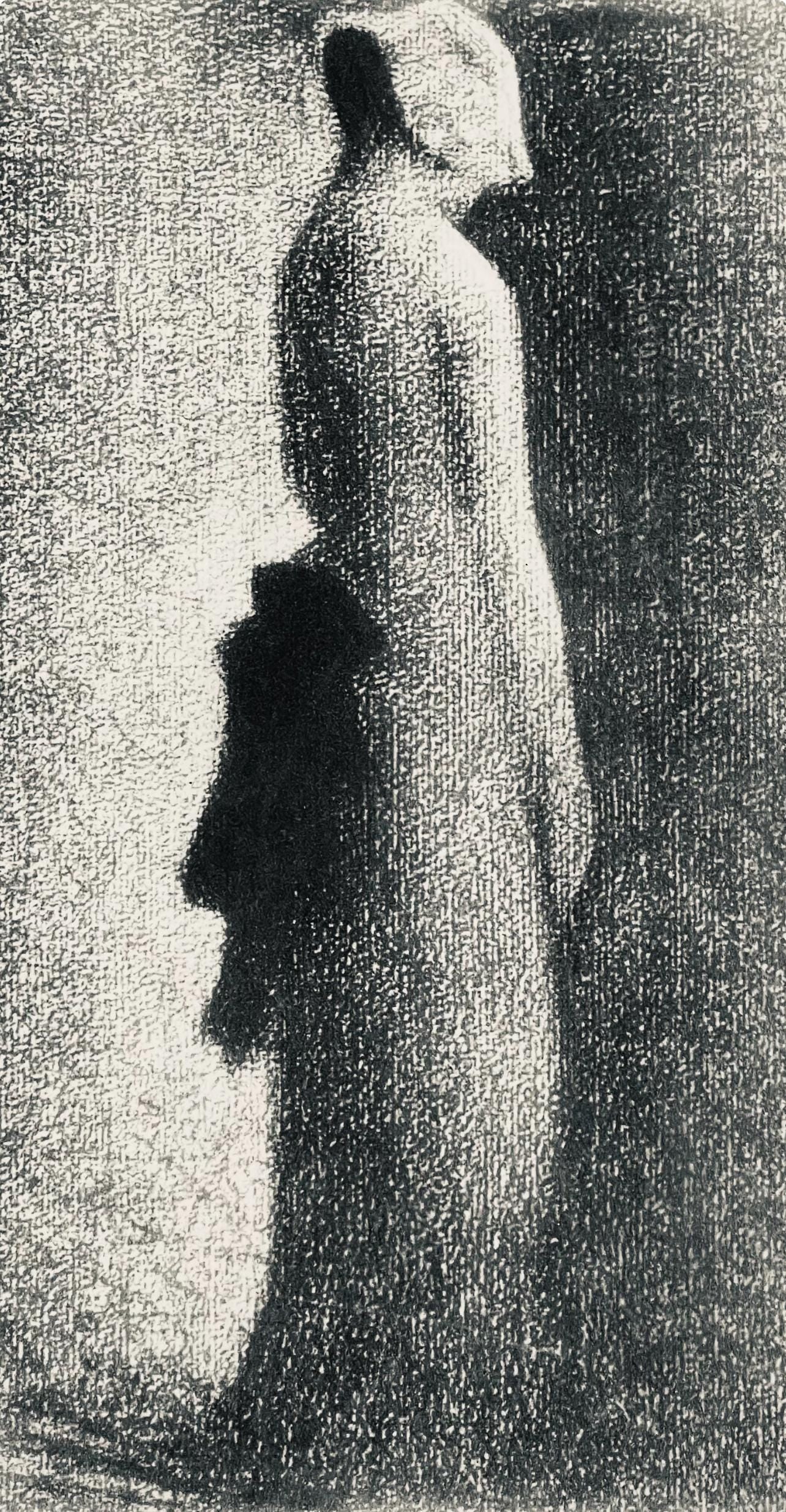 Georges Seurat, Le nœud noir, Seurat, Limited Edition Lithograph
