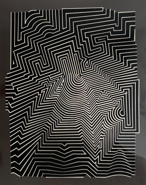 Victor Vasarely, Composition, Cinétiques, Limited Edition Héliogravure