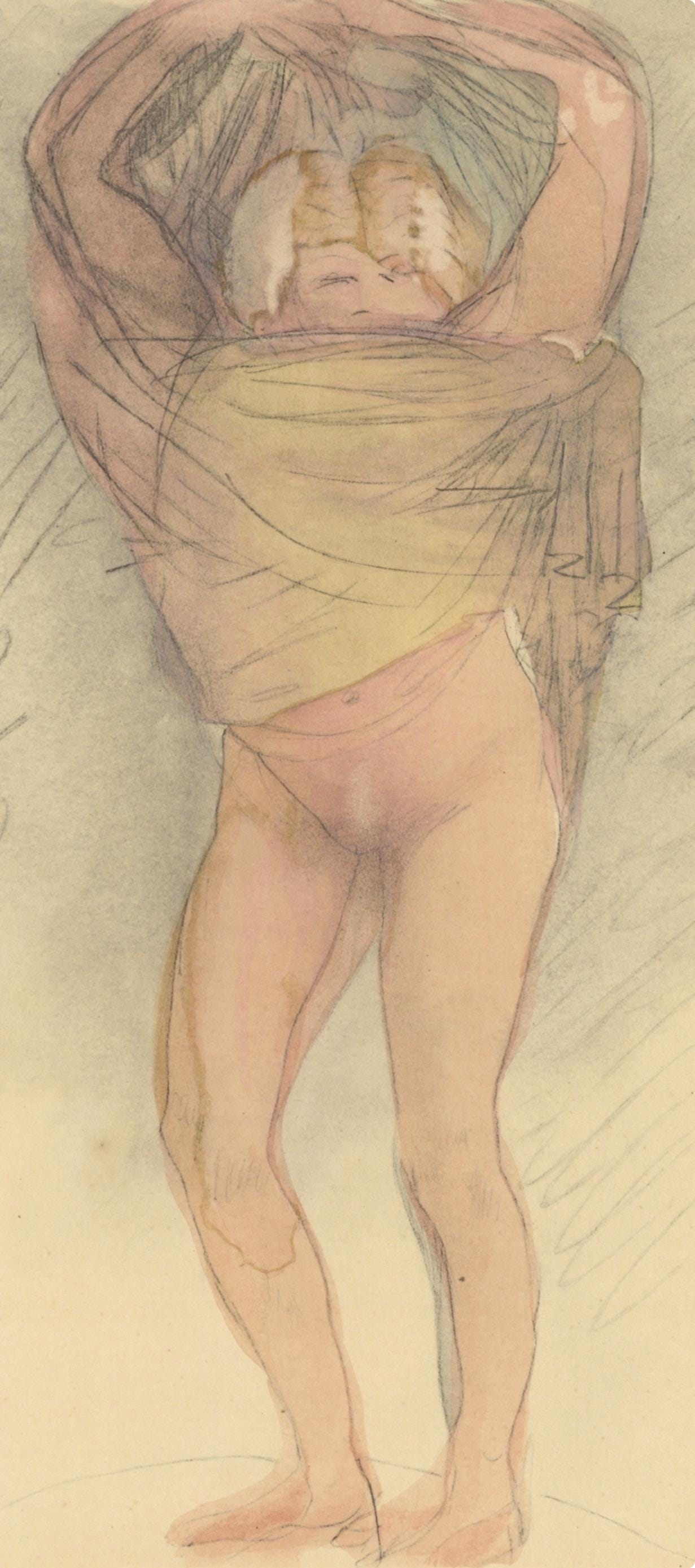 Auguste Rodin, Composition, La Varende, Rodin, Limited Edition Lithograph